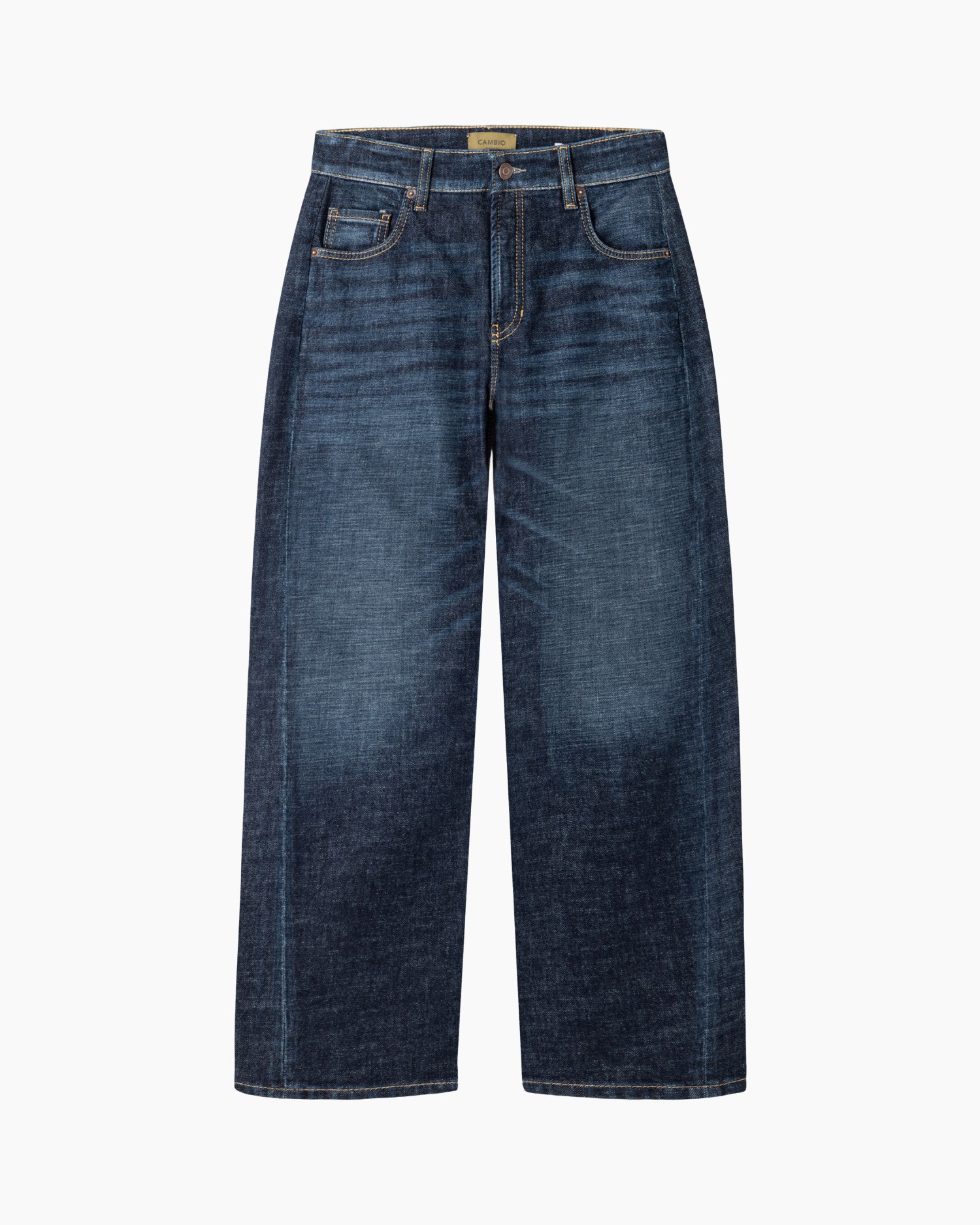 denim,  jeans, blauw, wijd, vervaagd