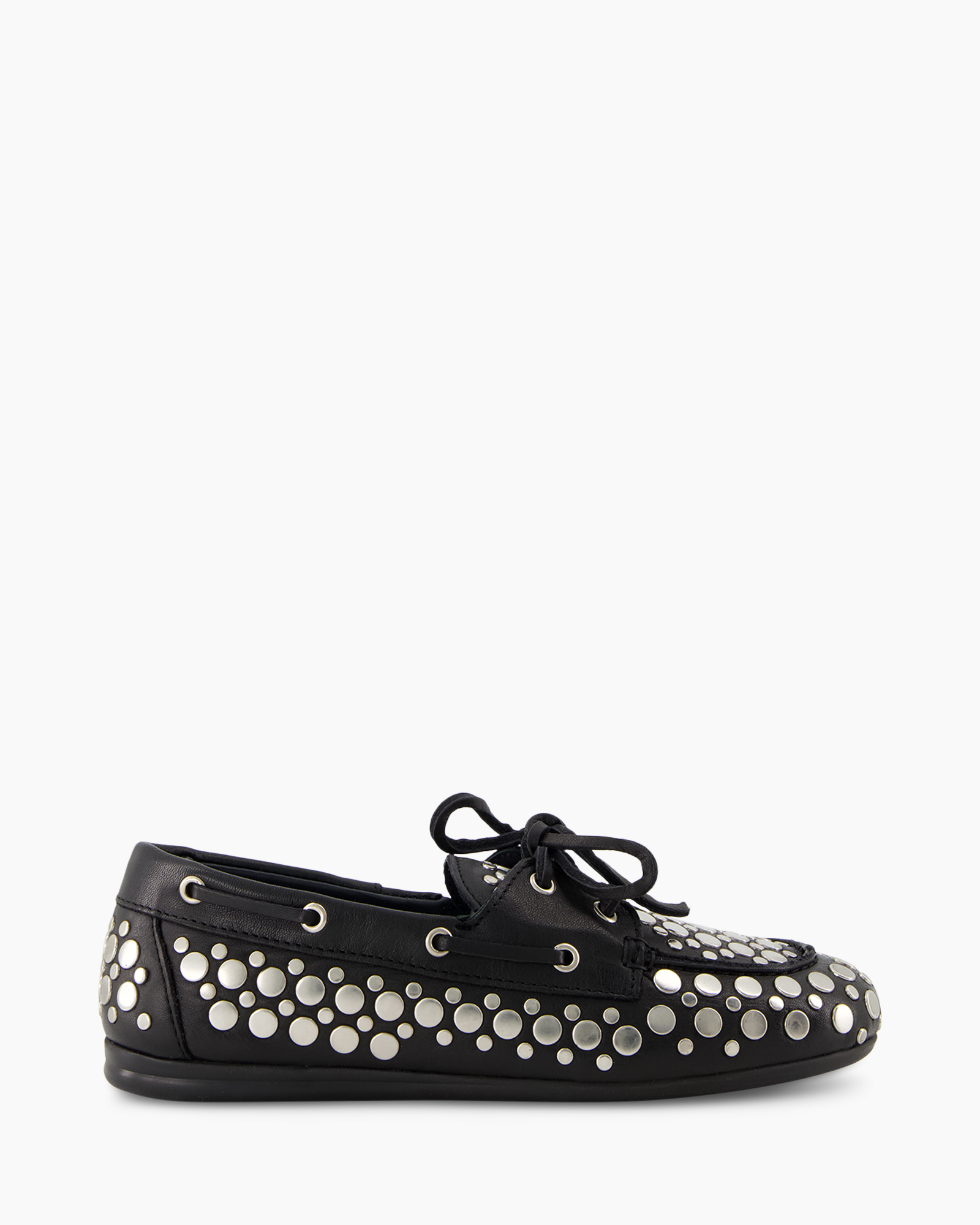 loafer, schoen, punten, leer, zwart