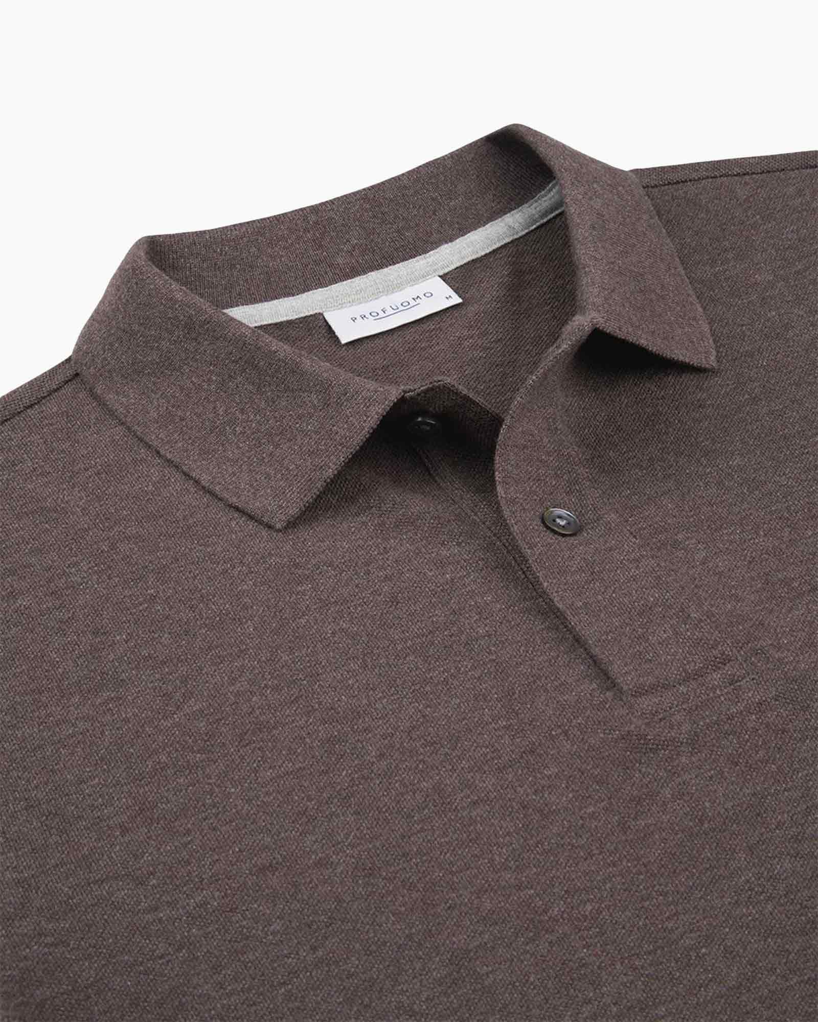 Polo  Ss Dark Brow Donker Bruin