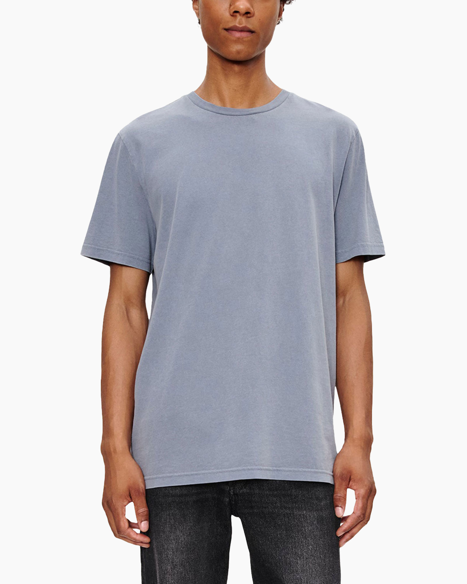 t-shirt, basiest pak, korte mouwen, crewnek, vlak