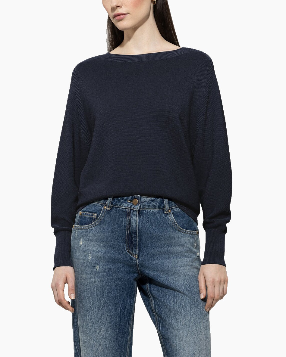 Trui 128669/5866-0 Donker Blauw