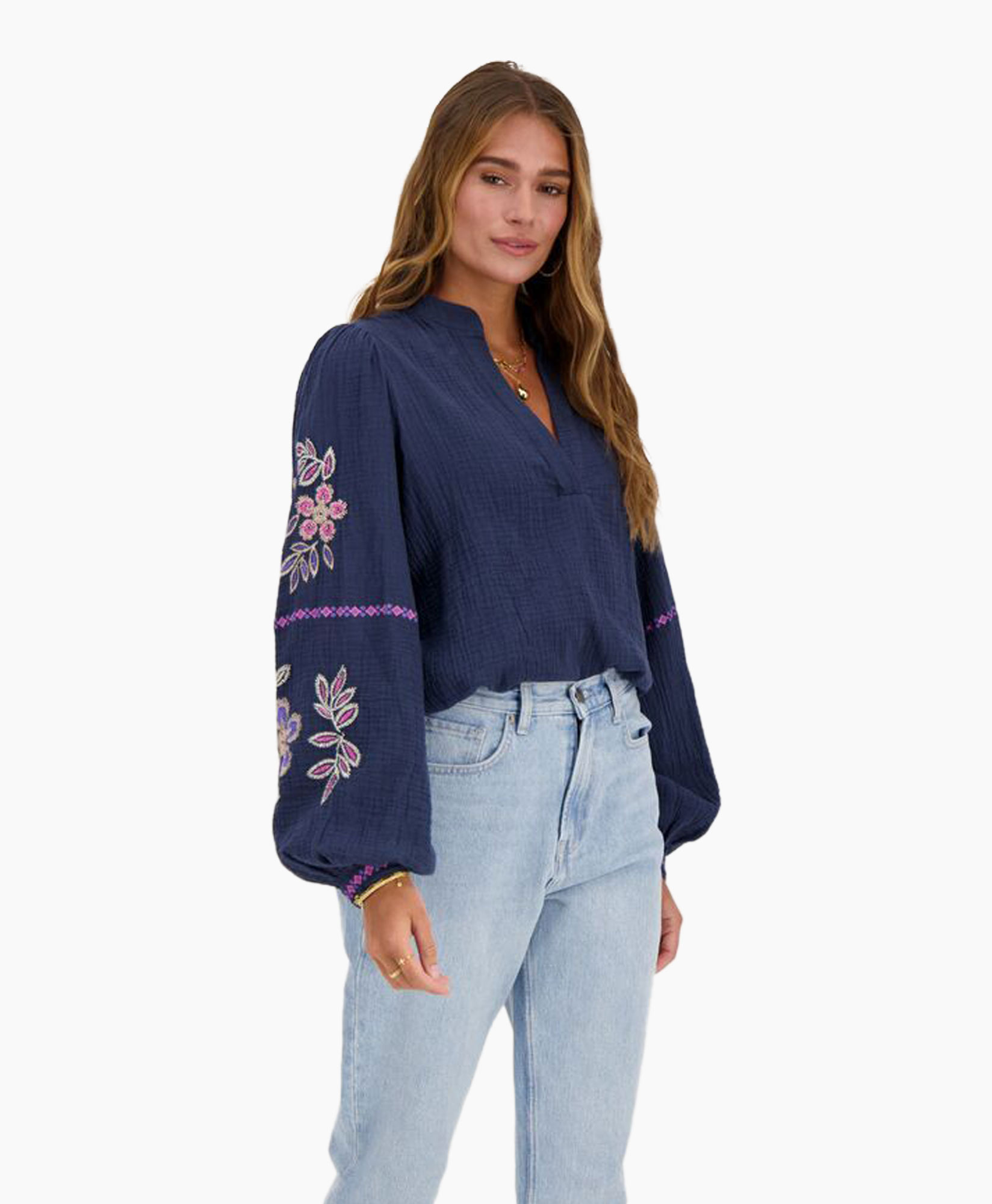 Top Mj09835 Blauw