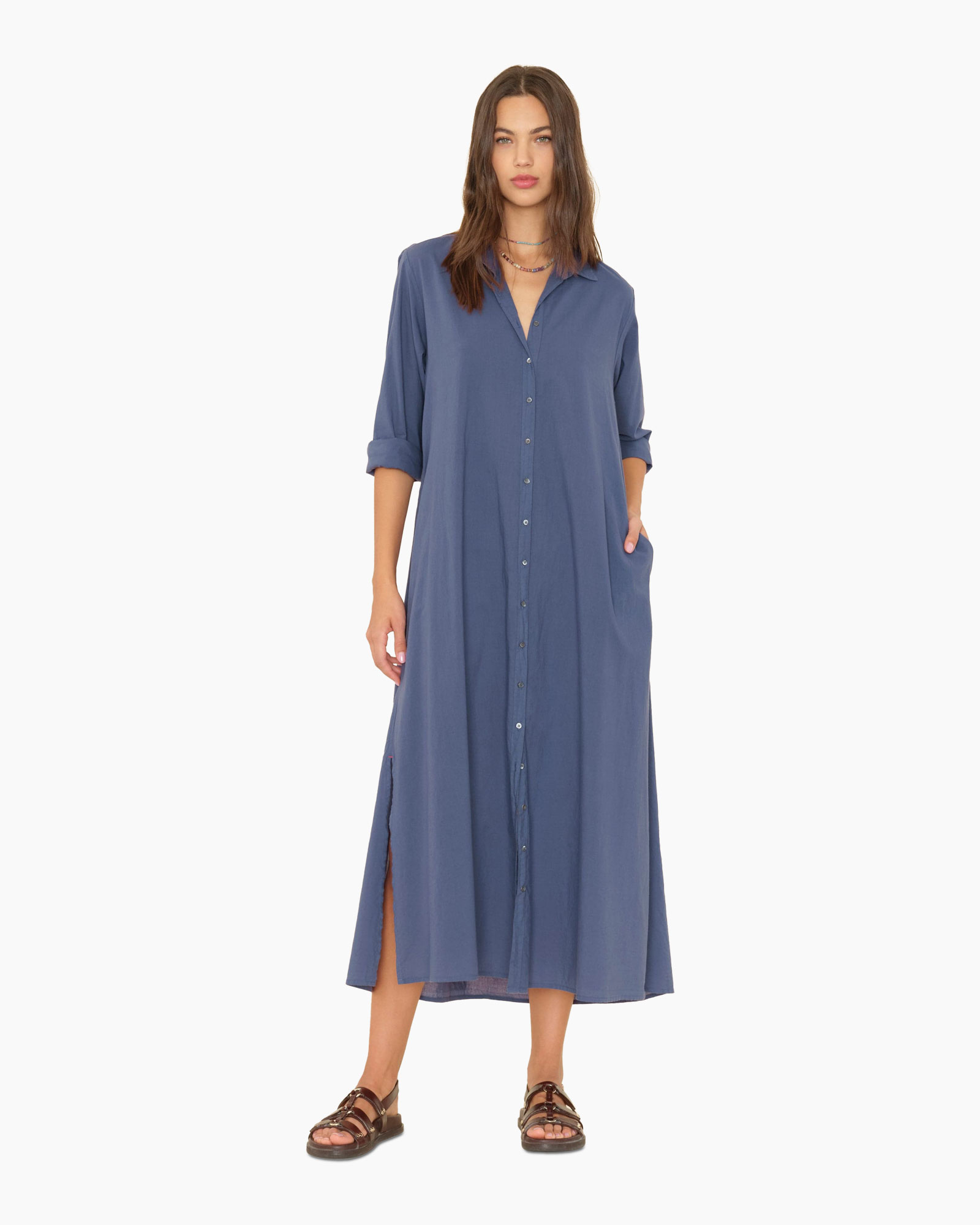 Maxi Jurk Boden Blauw
