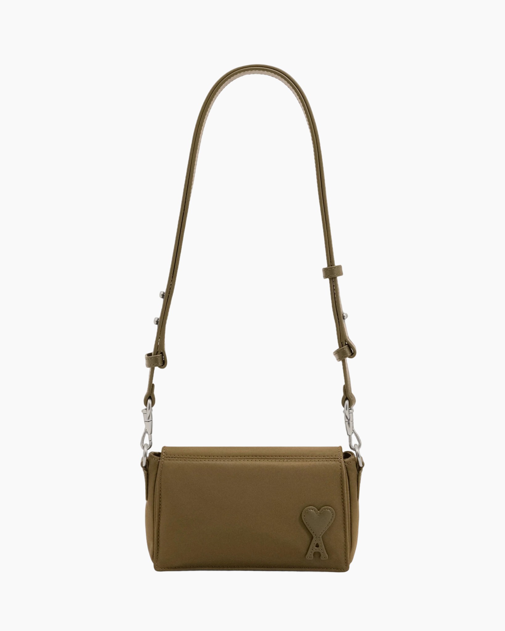 schoudertas, kleine tas, crossbody, bruin, ritserting/riem zonder duidelijk woord