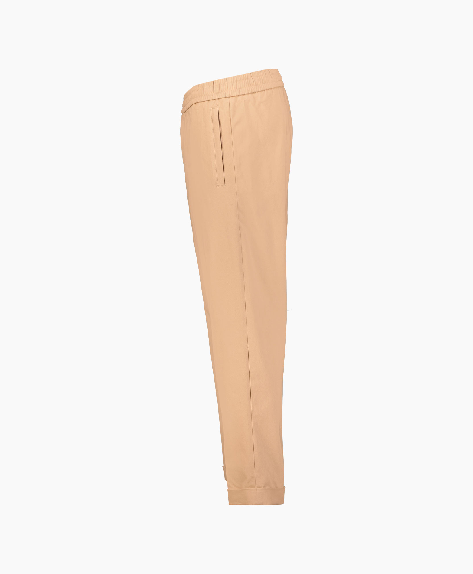 Olaf Hussein Broek Slim Cotton Khaki