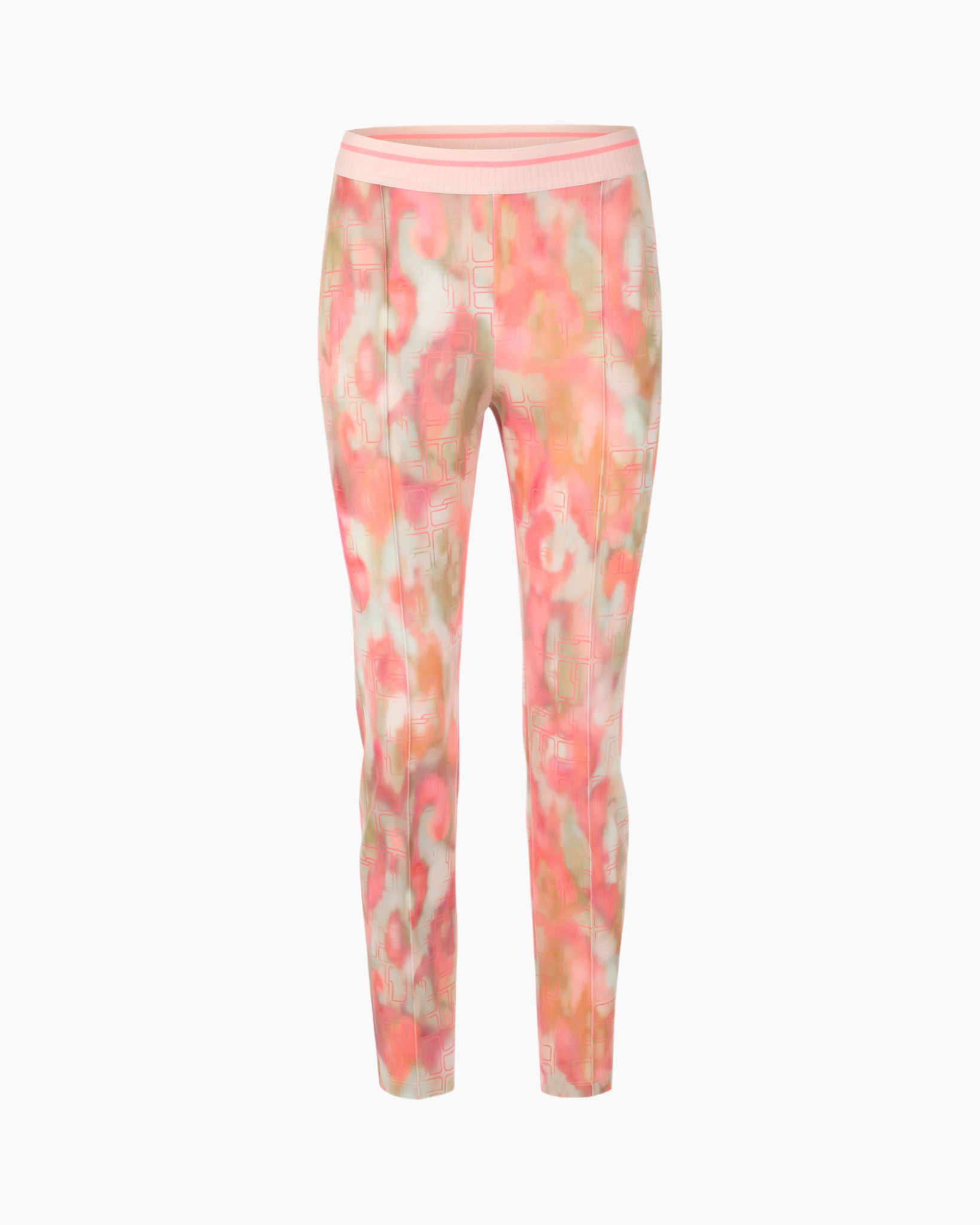 leggings, tie-dye, pink, patterned, elastic waistband