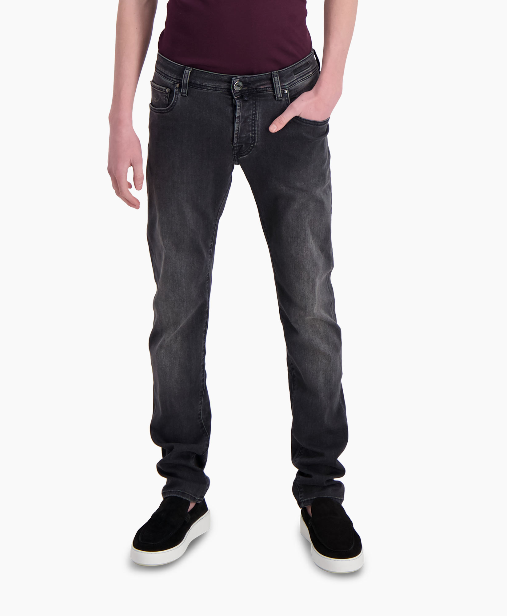 Jeans Super Slim Fit Nick Donker Grijs