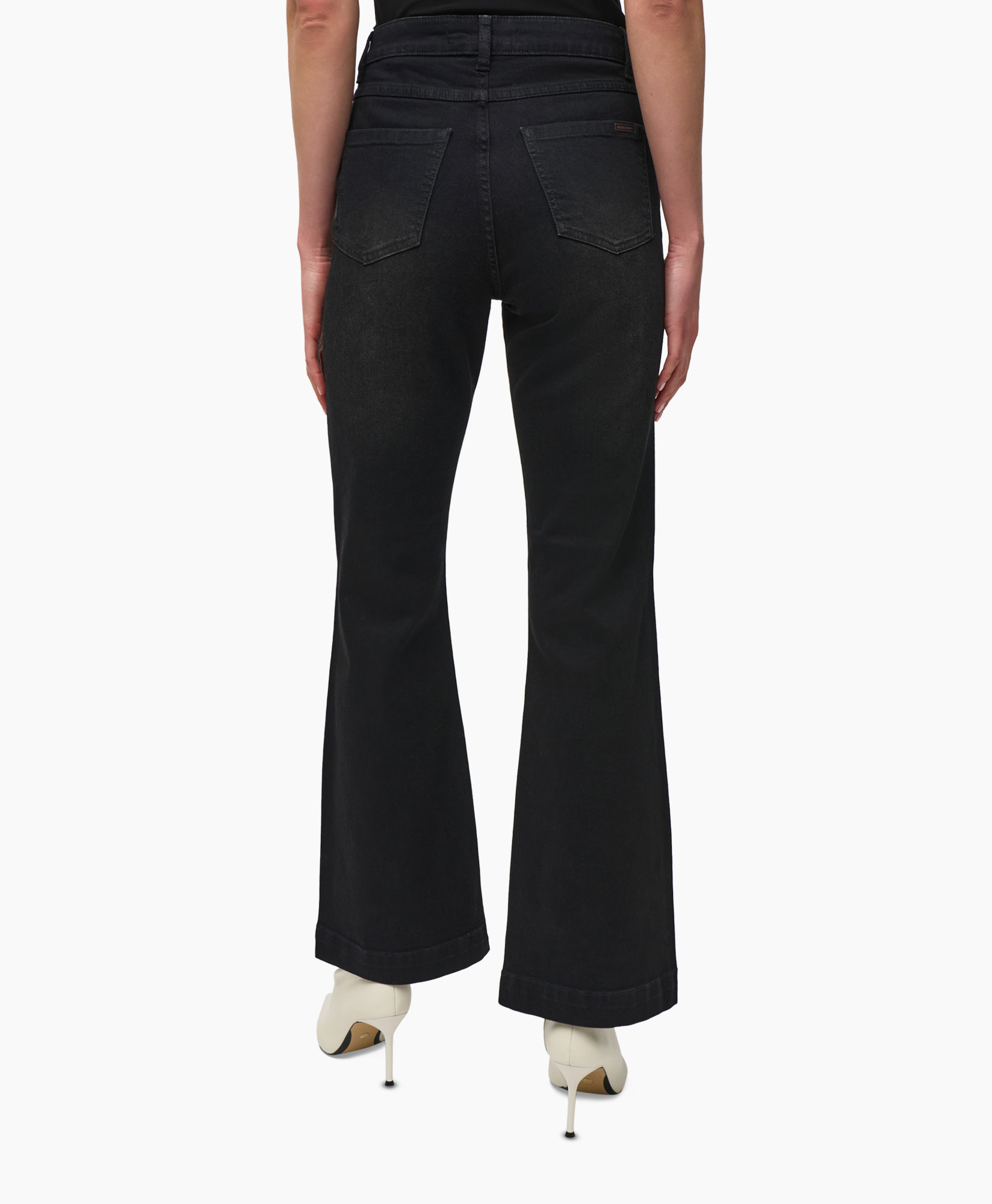 Broek Flared Zwart