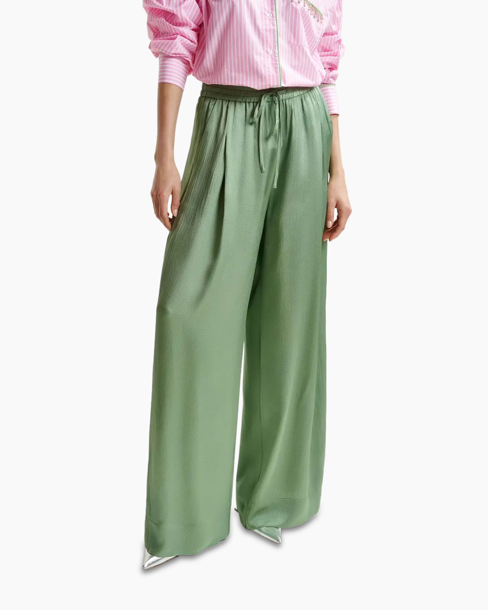 Broek Hollusk Groen