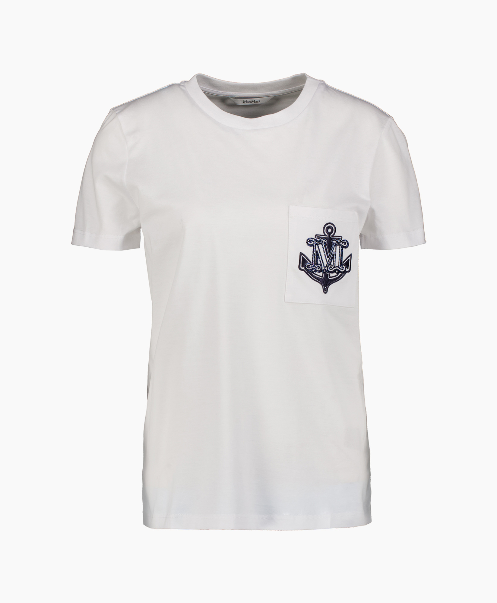 T-shirt Korte Mouw Acacia Wit