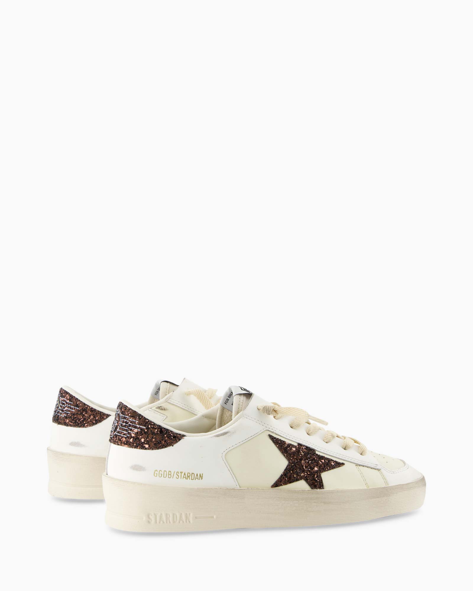 Sneaker Stardan Nappa Leather Glitter Star Off White