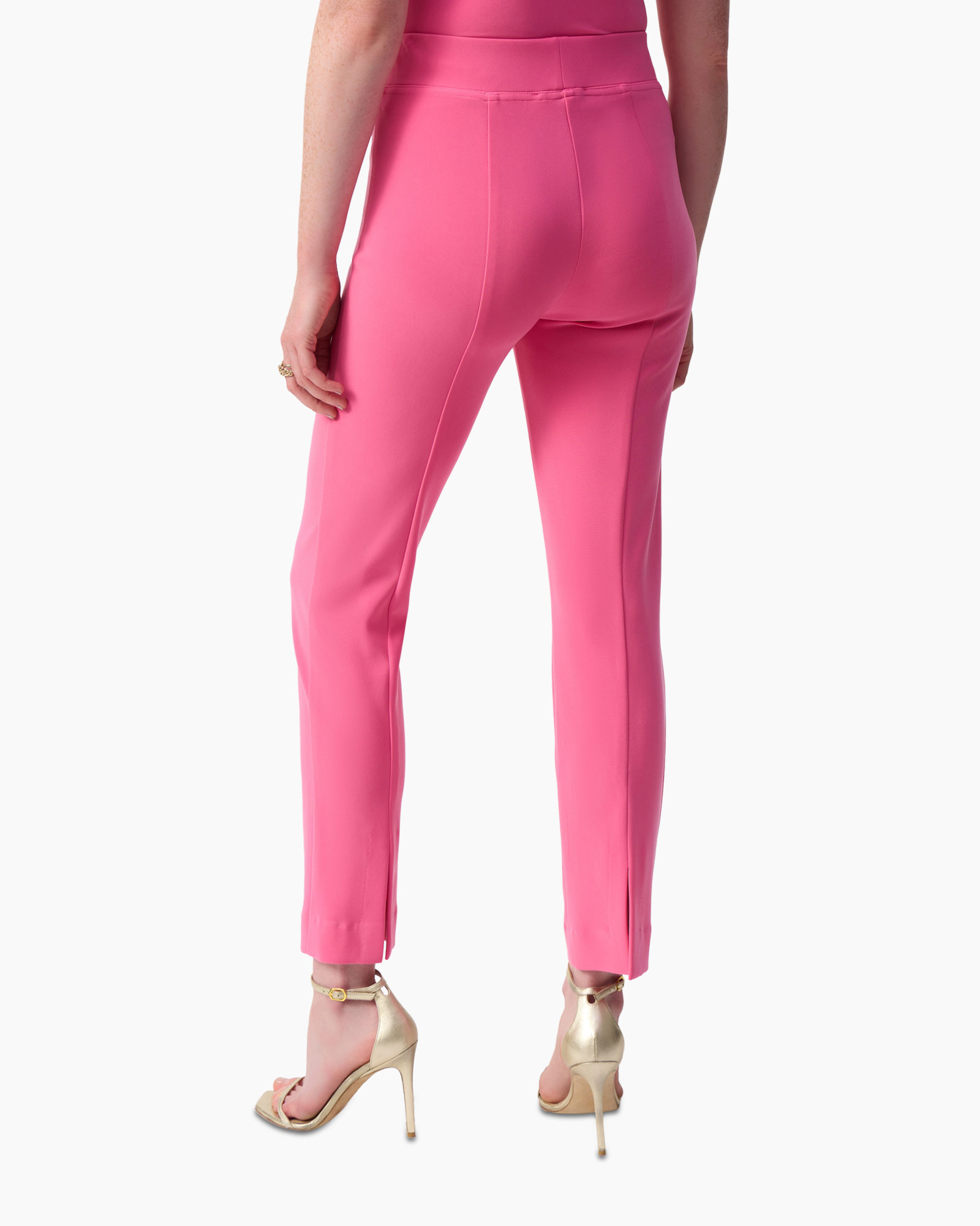 Pantalon Straight Leg Roze