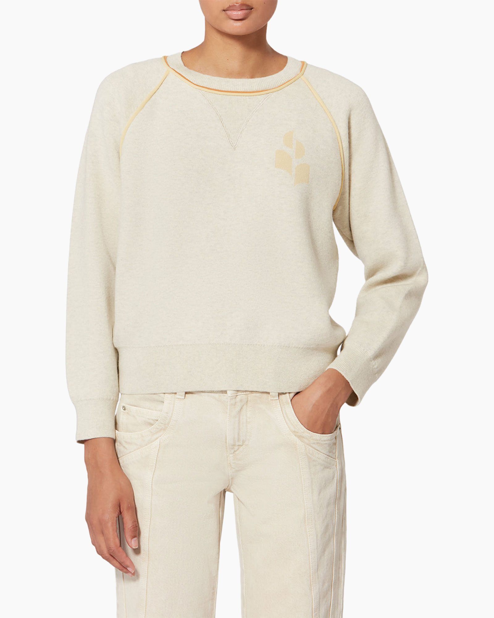 Sweater Loriby-ga Licht Grijs