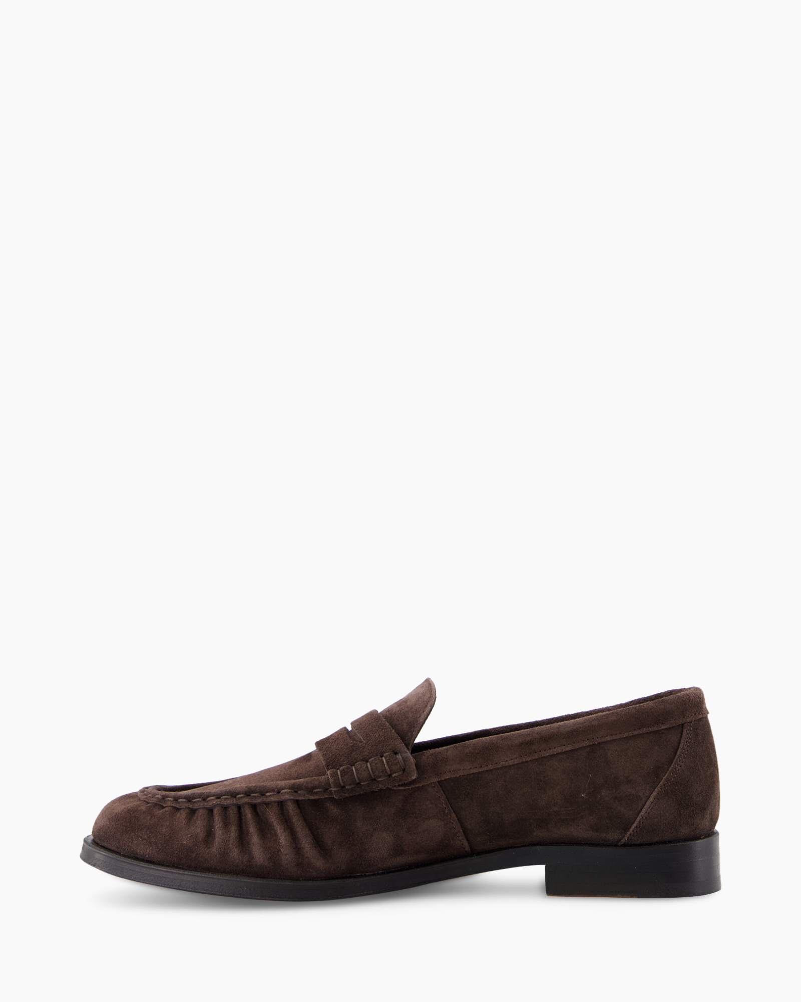 loafer, mocassin, bruin, suede, slip-on