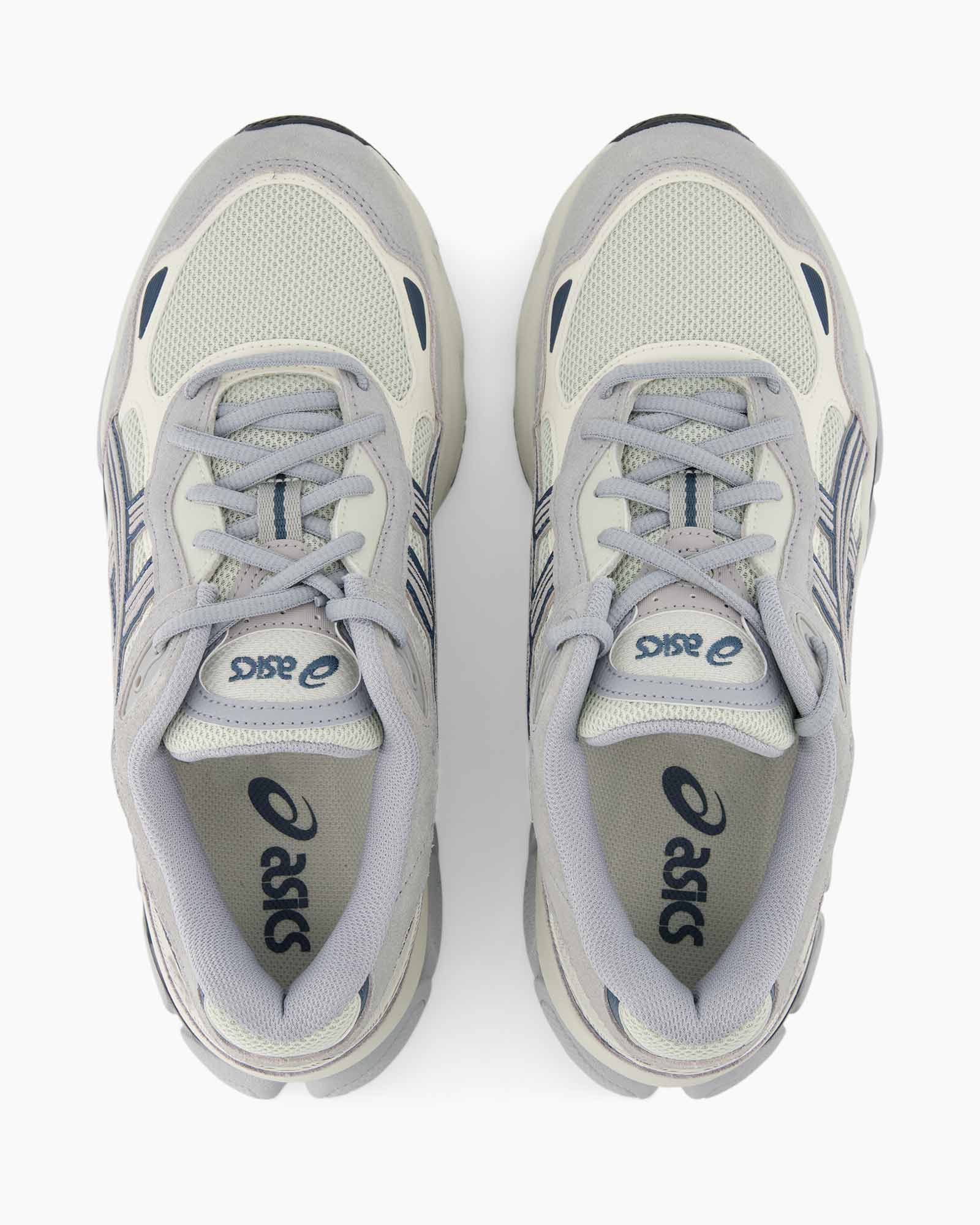 sneakers, mesh, veters, athletisch, grijs