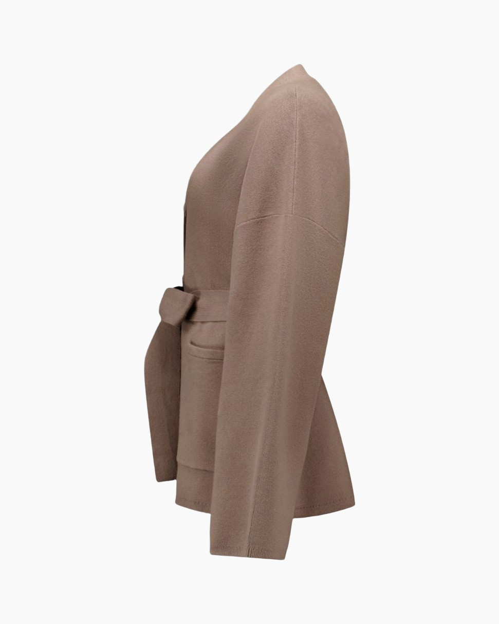 blazer, belted, long-sleeve, neutral, waist-pocket