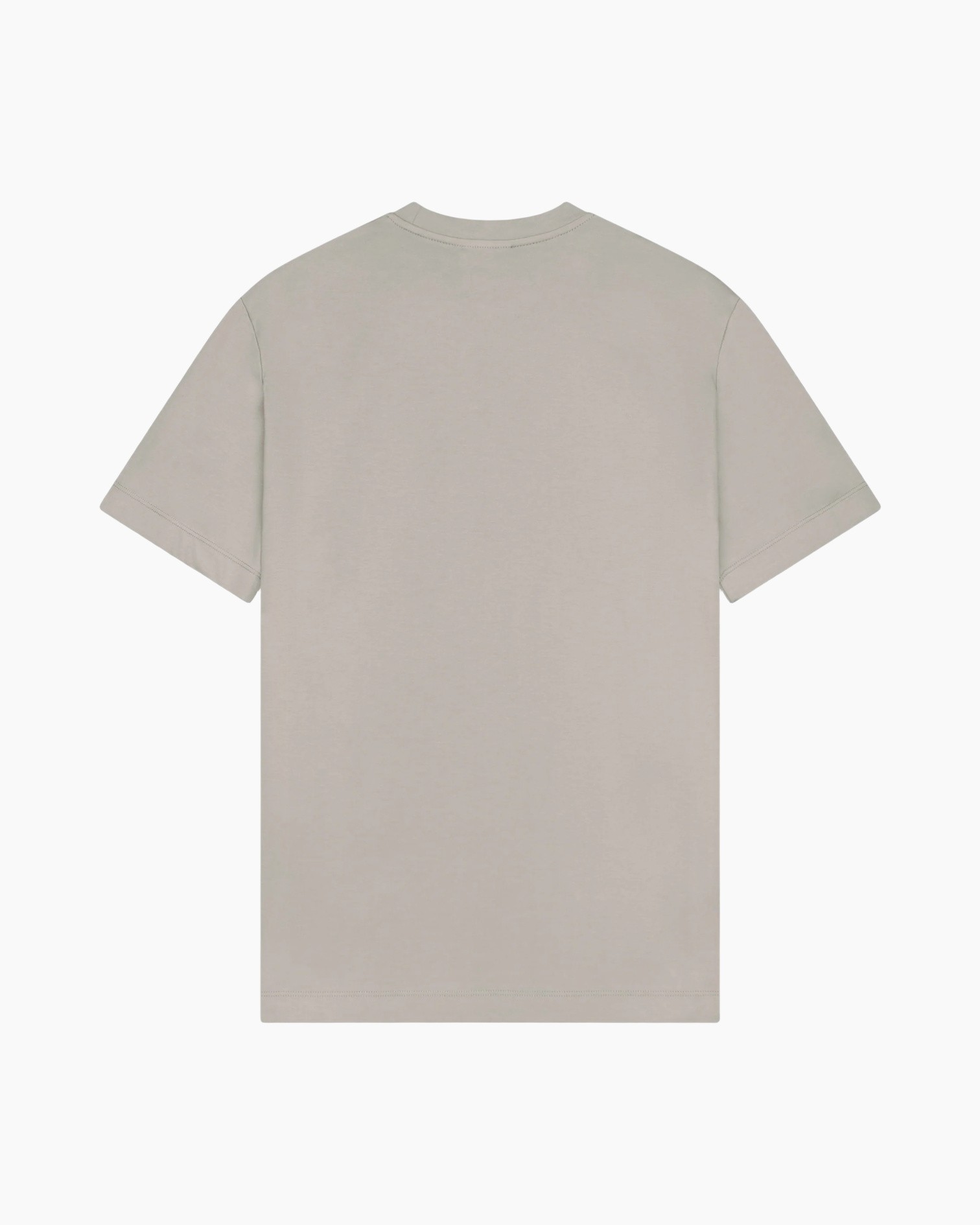 t-shirt, korte mouwen, crewneck, egale kleur, beige