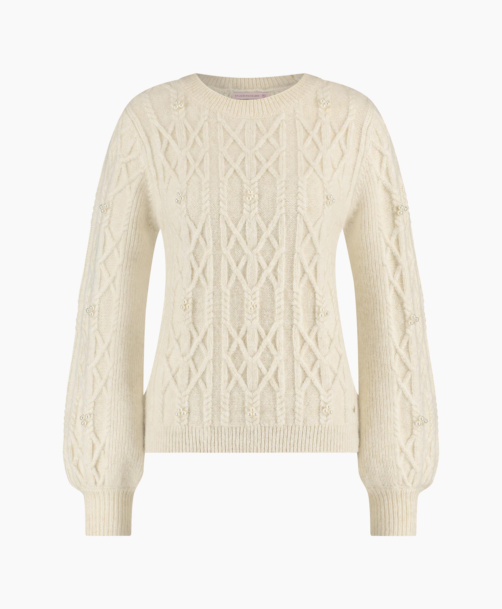 Studio Anneloes Pullover Charlie Pearl Pullover Ecru