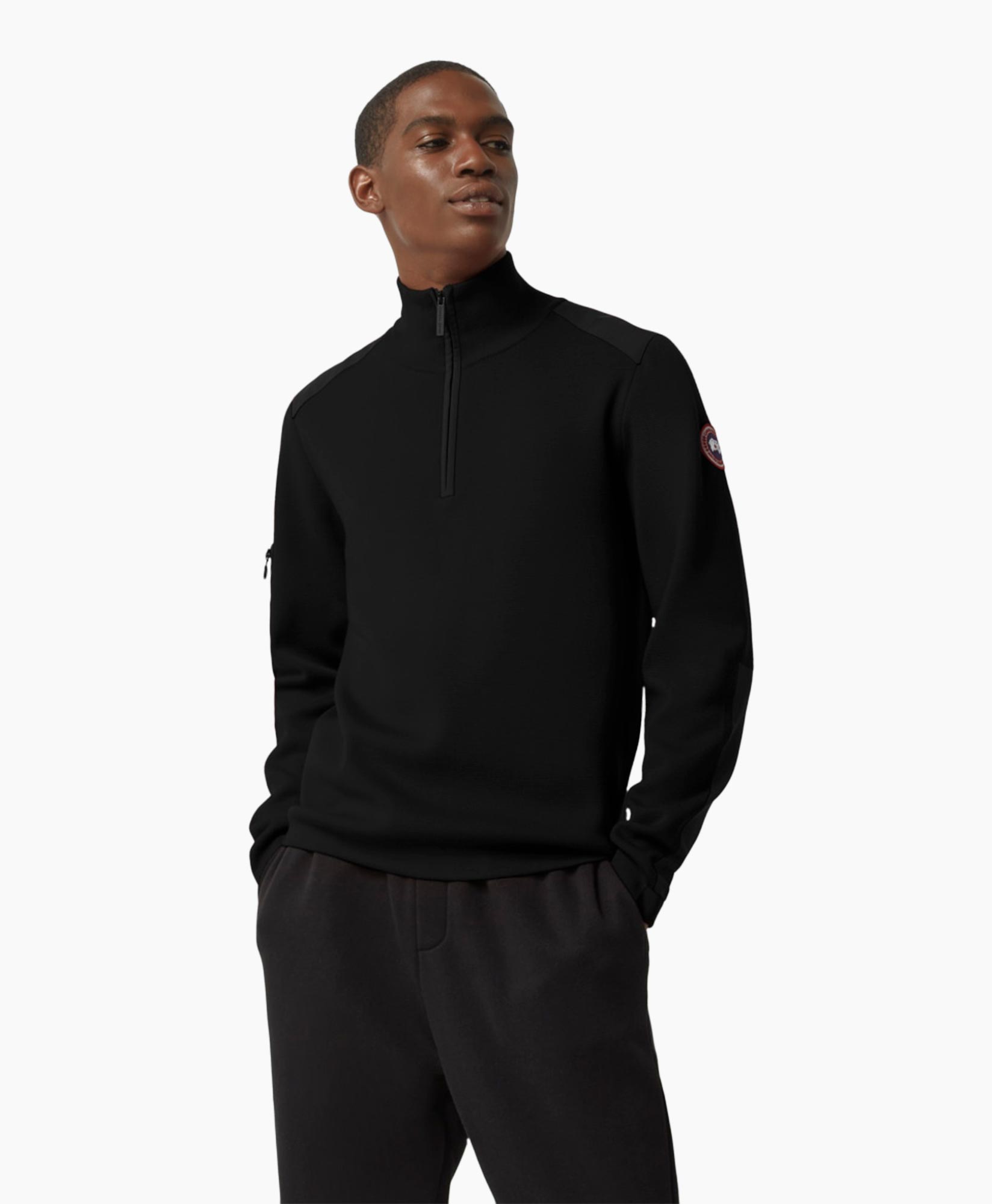 Canada Goose  Pullover Stormont Quarter Zip Zwart