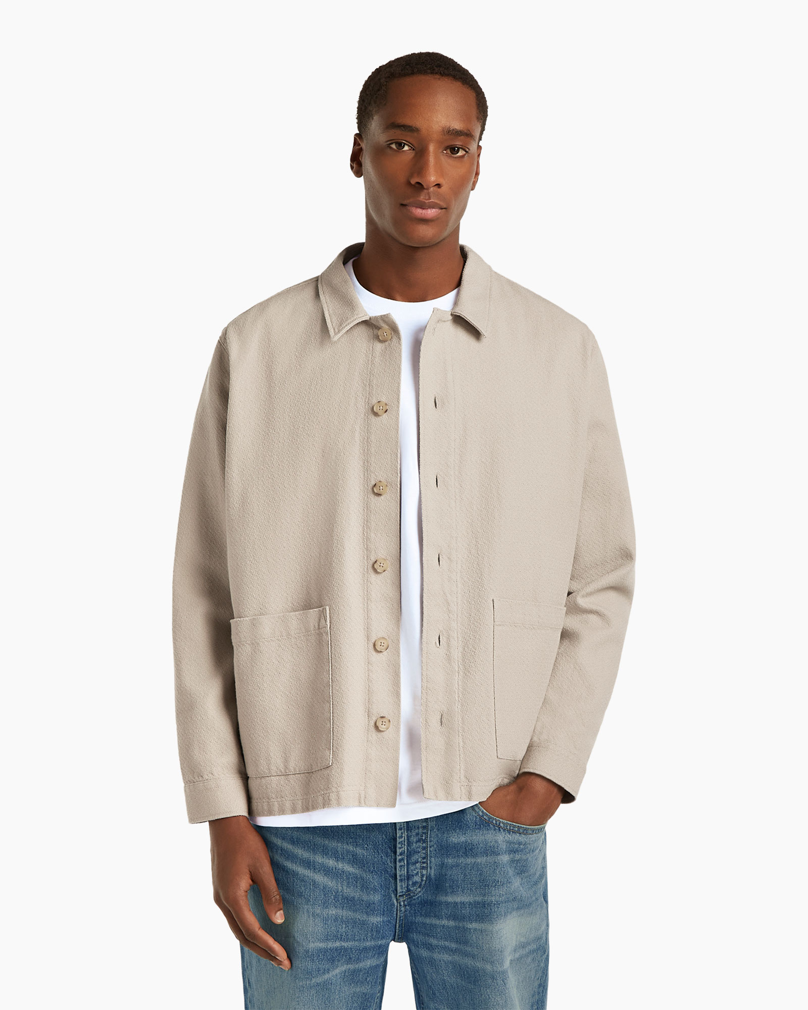 Overhemd Joey Overshirt Fsc Blauw