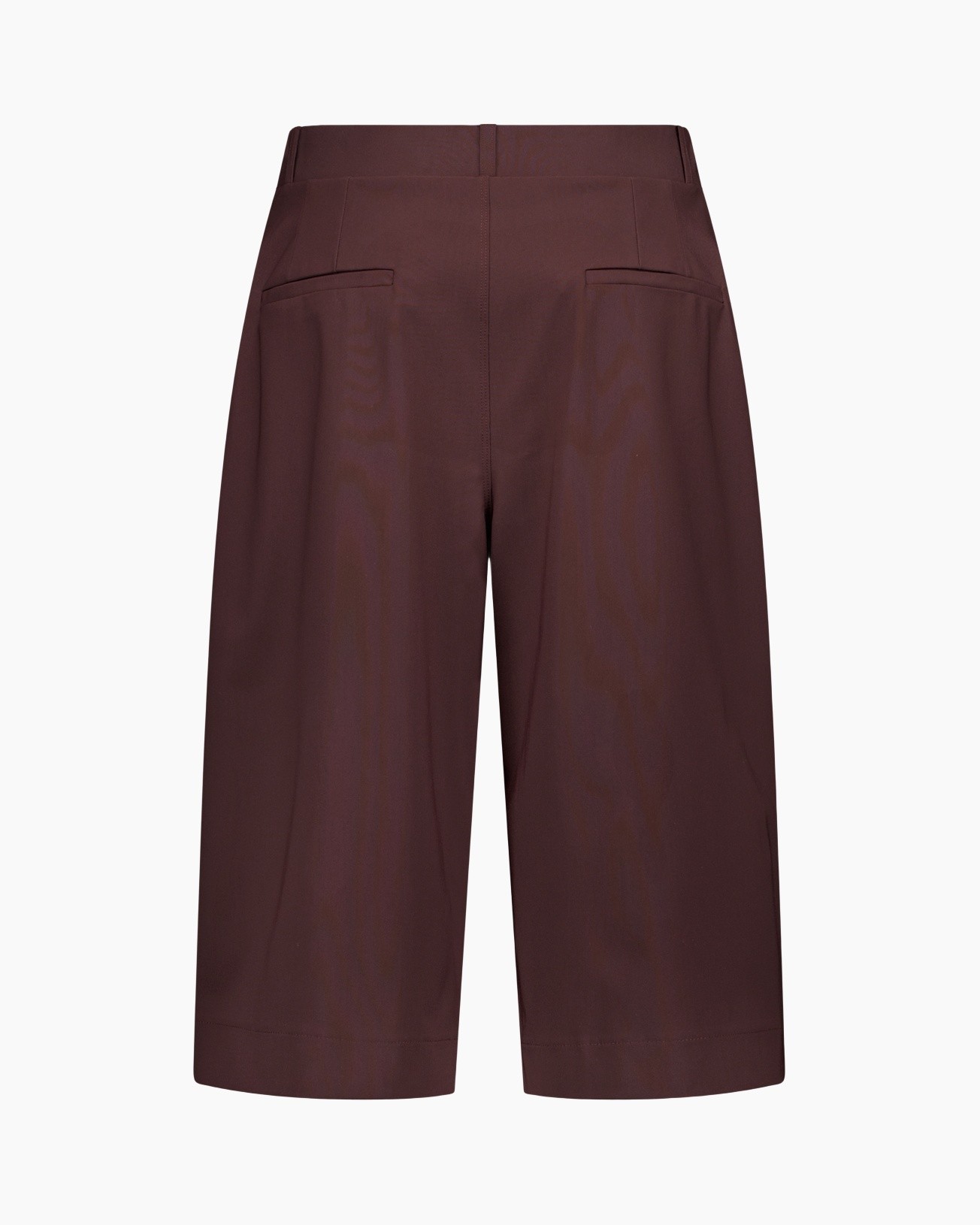broekstuk, culotte, middellang, bordeaux, rugzakzakken