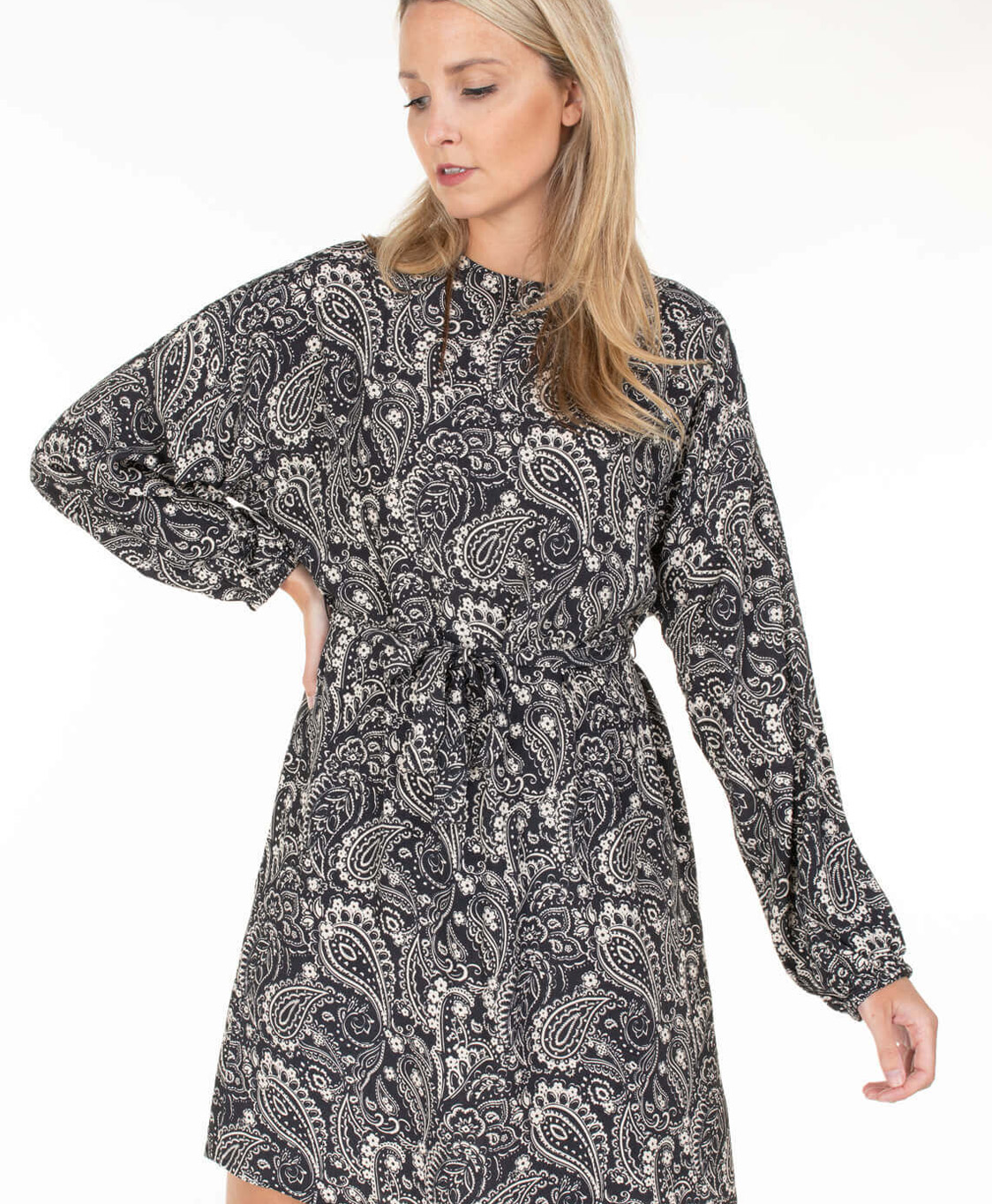 Anna Van Toor Jurk 26a06-03218b Zwart