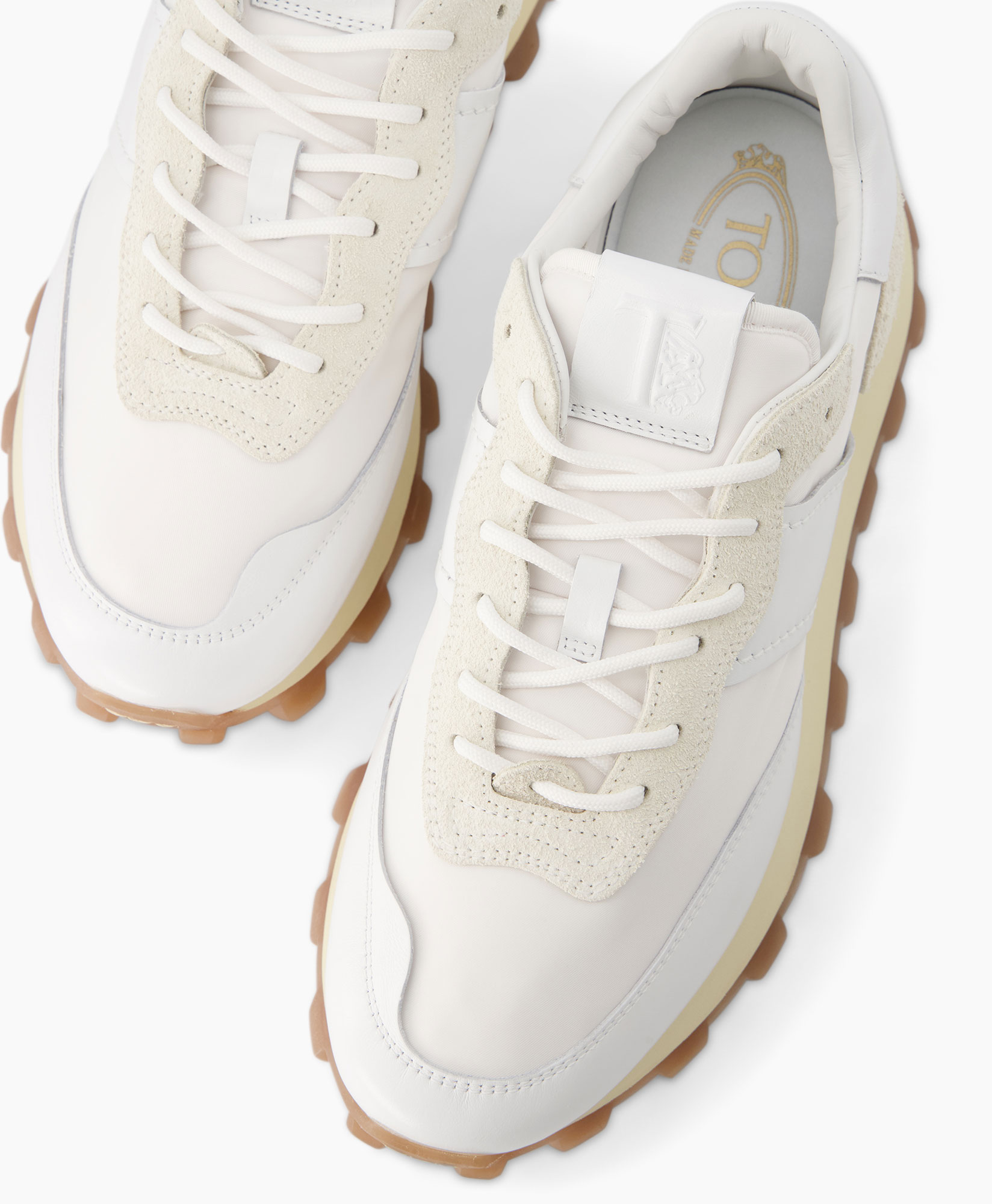 Tods witte sneakers dames clearance