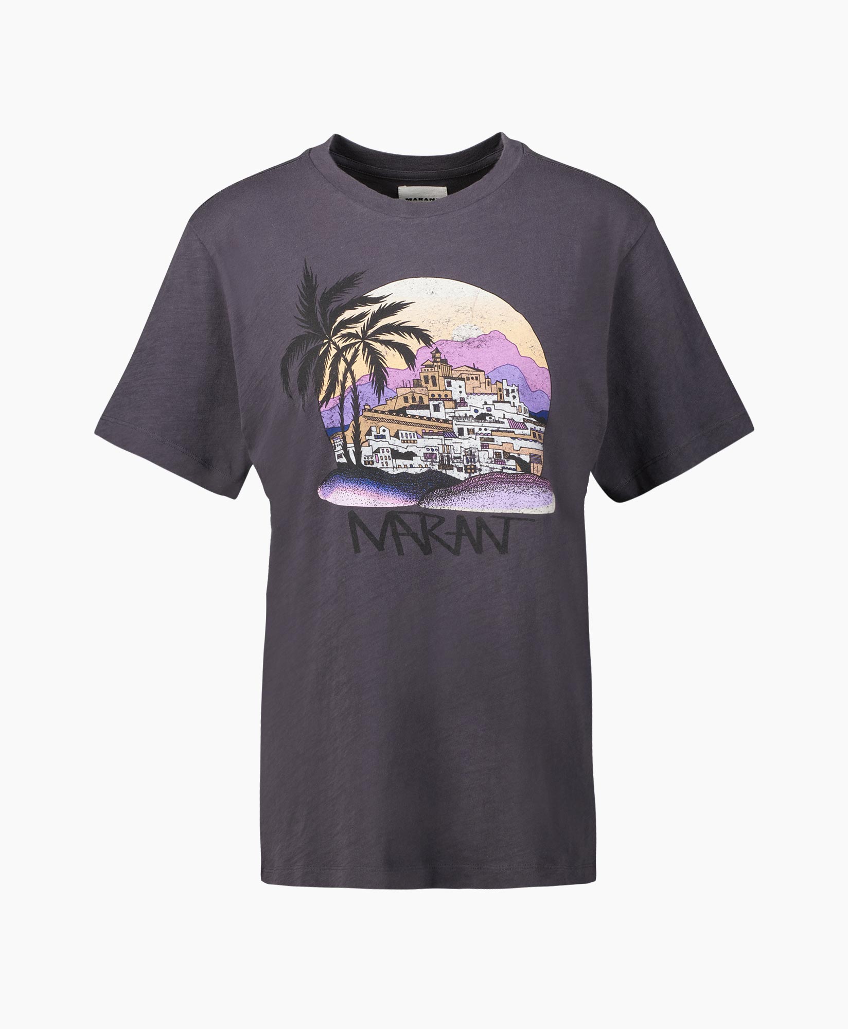 Marant Étoile T-shirt Korte Mouw Zewel Zwart