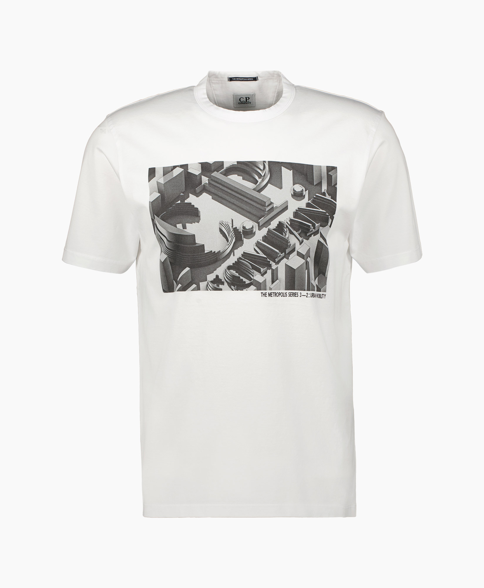 Cp Company T-shirt 14cmts199a-006370 Wit