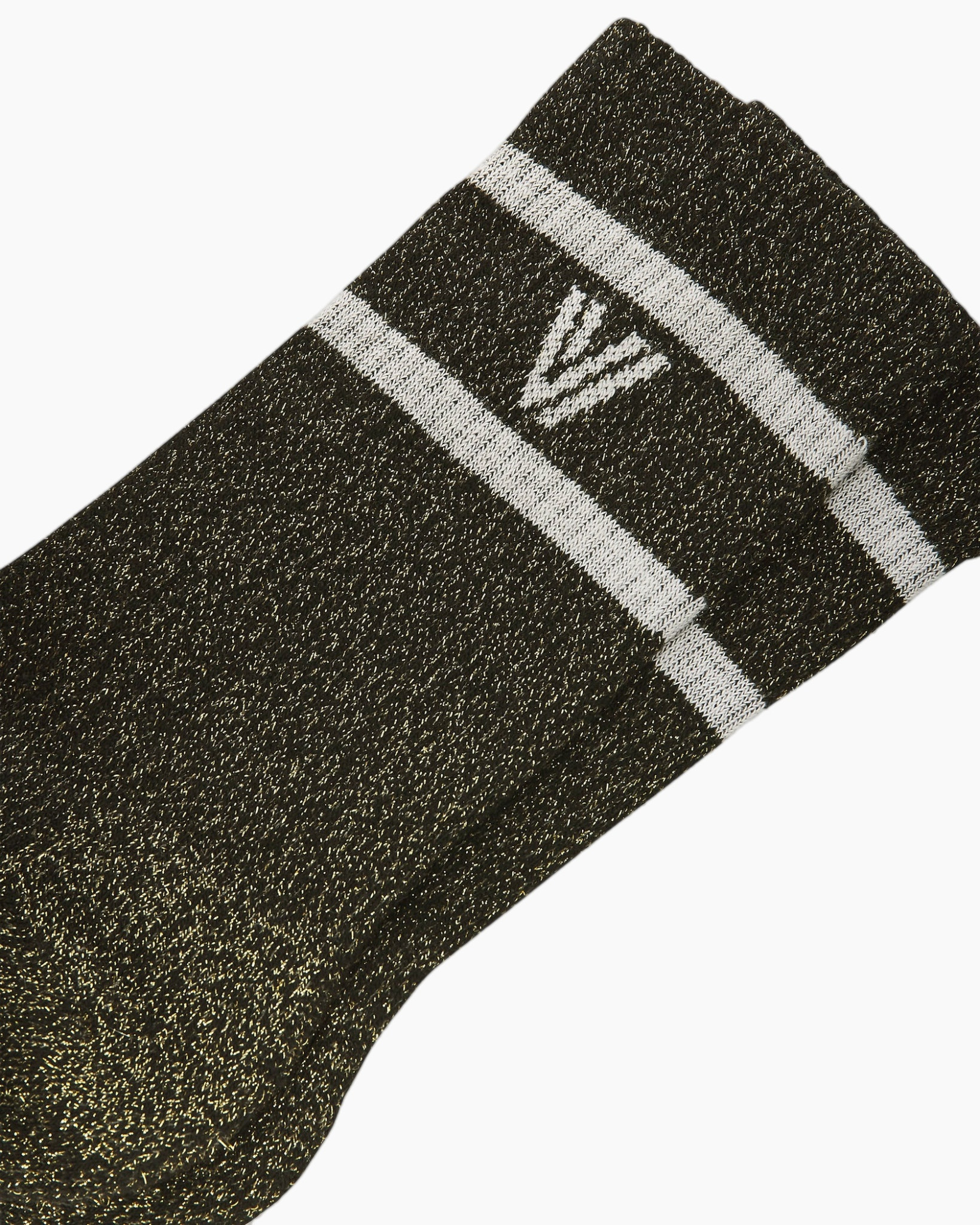 socks, crew, knit, brown, striped