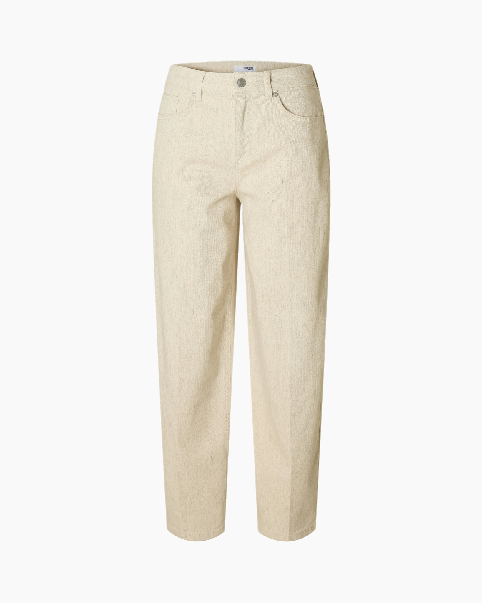 Jeans Una Mw Barrel Jeans Beige