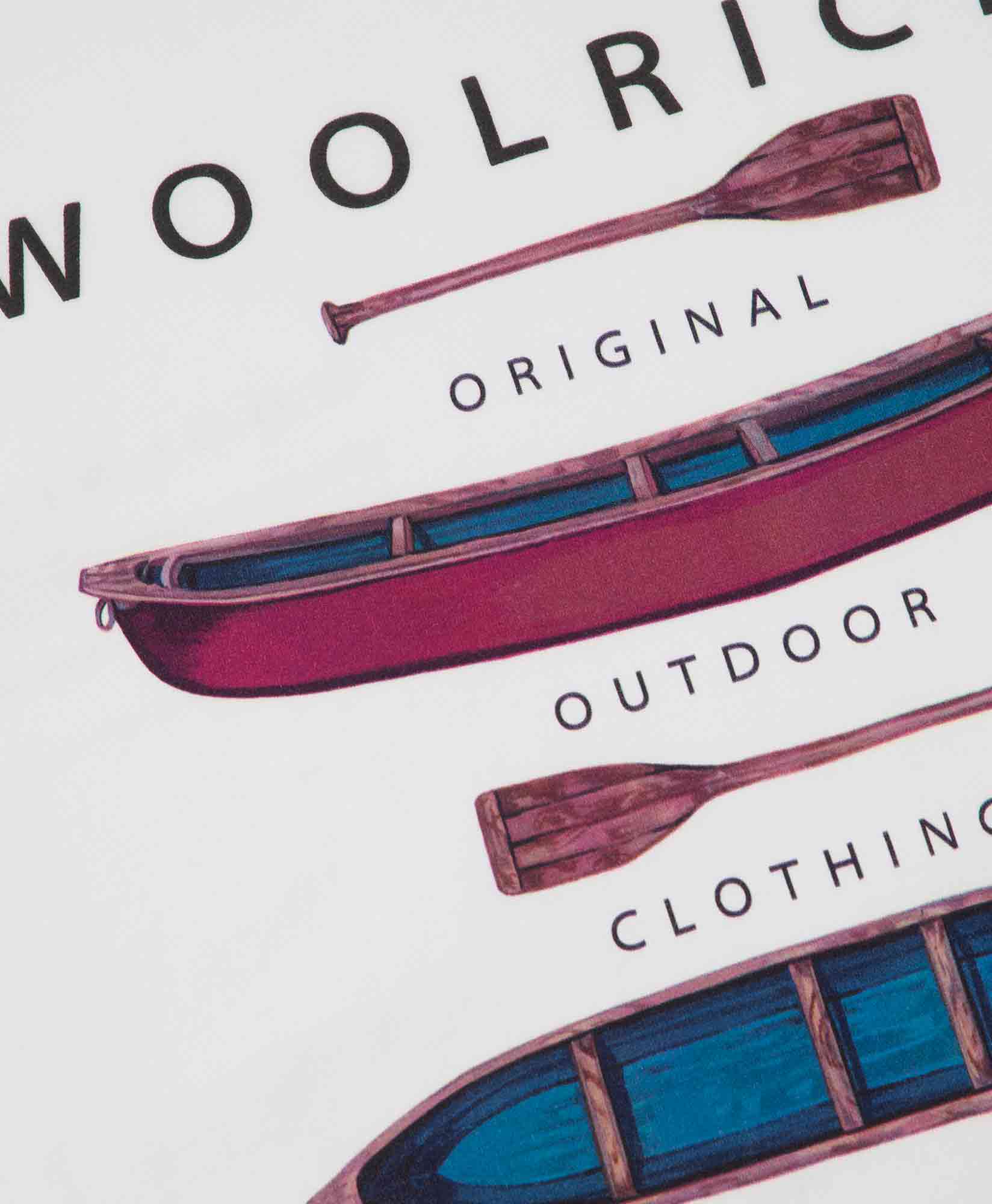 Woolrich  T-shirt Korte Mouw Lakeside Wit