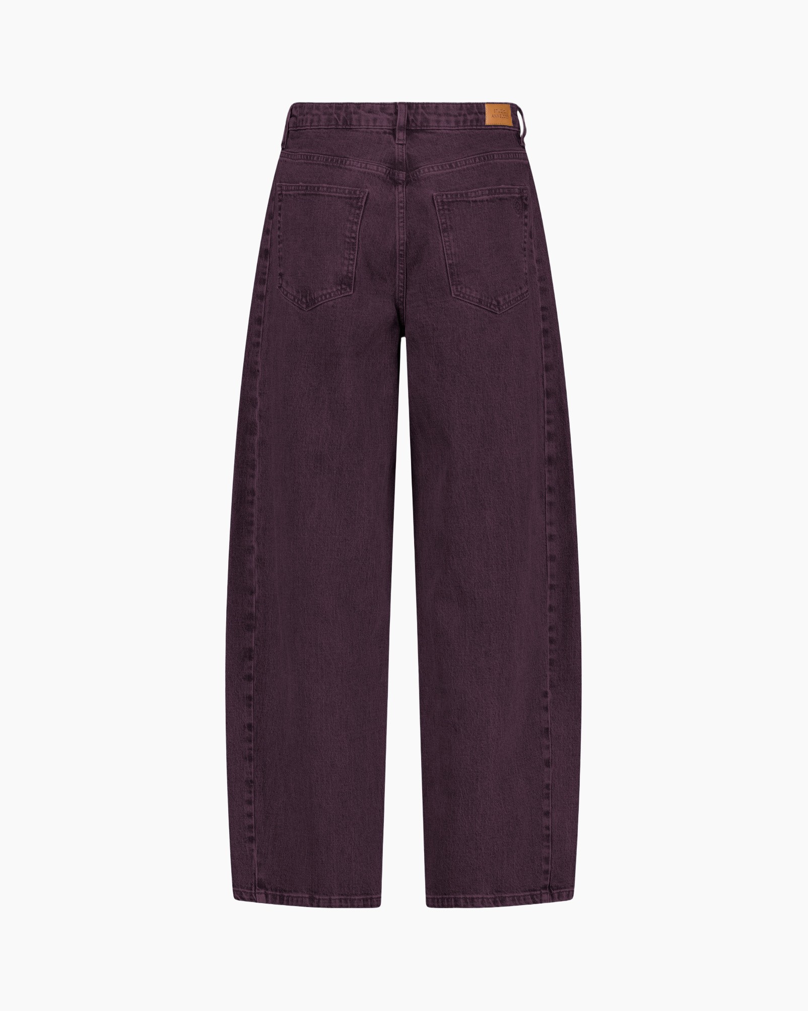 broek, spijkerbroek, wijdige_pantalon, paars, achterzakken
