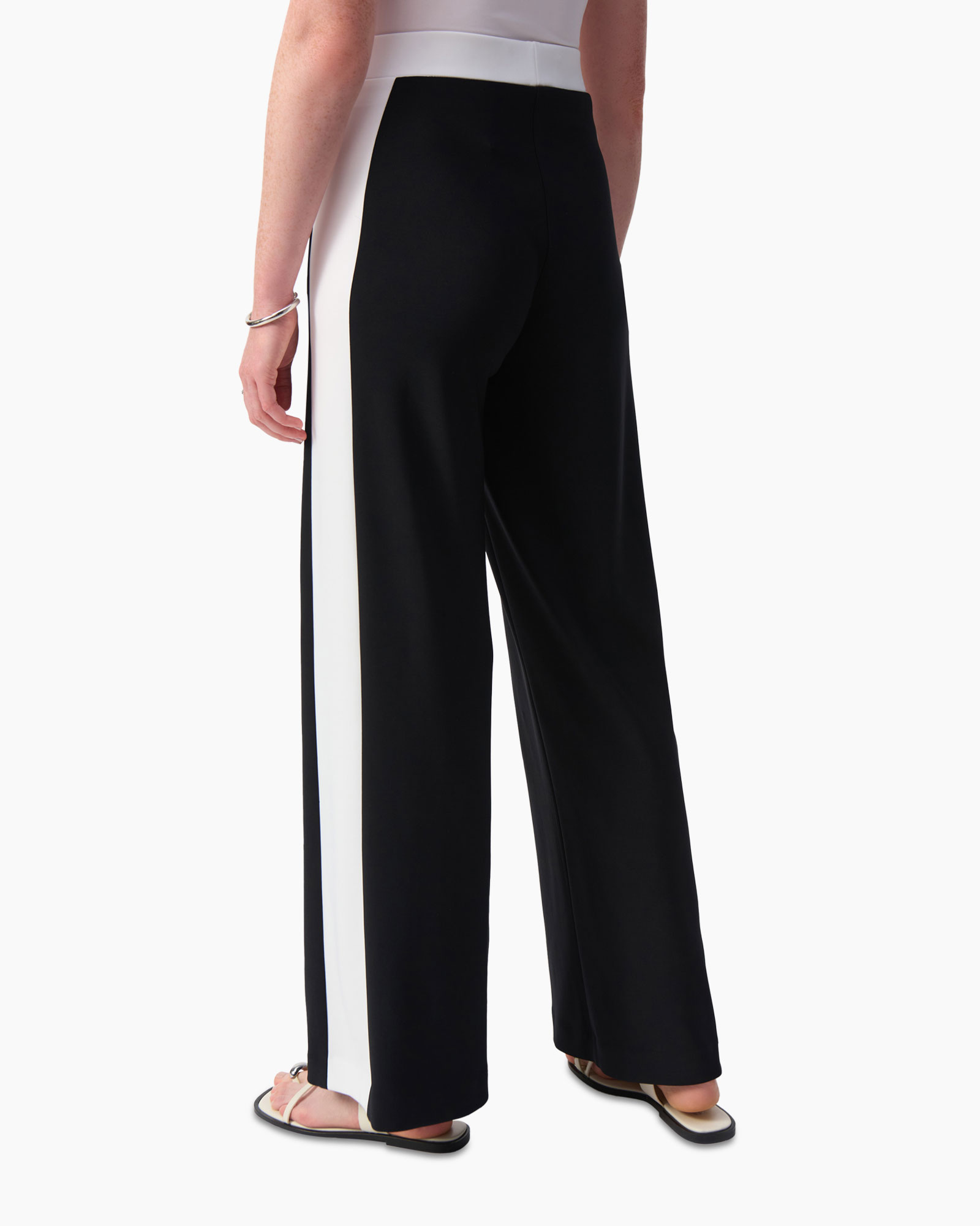 Pantalon Wide Leg Zwart