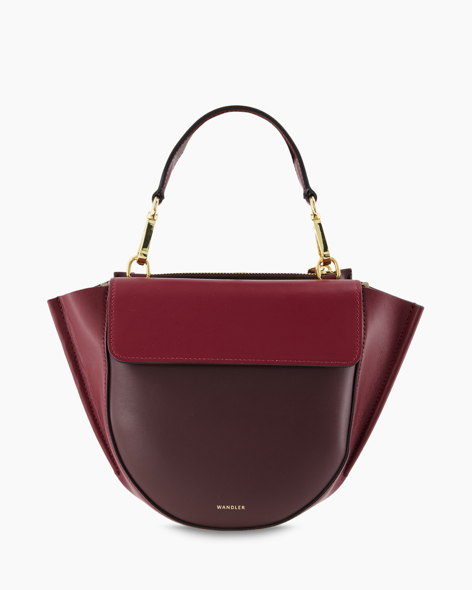 handtas, portemonnee, bordeaux, mini tas, gouden hardware