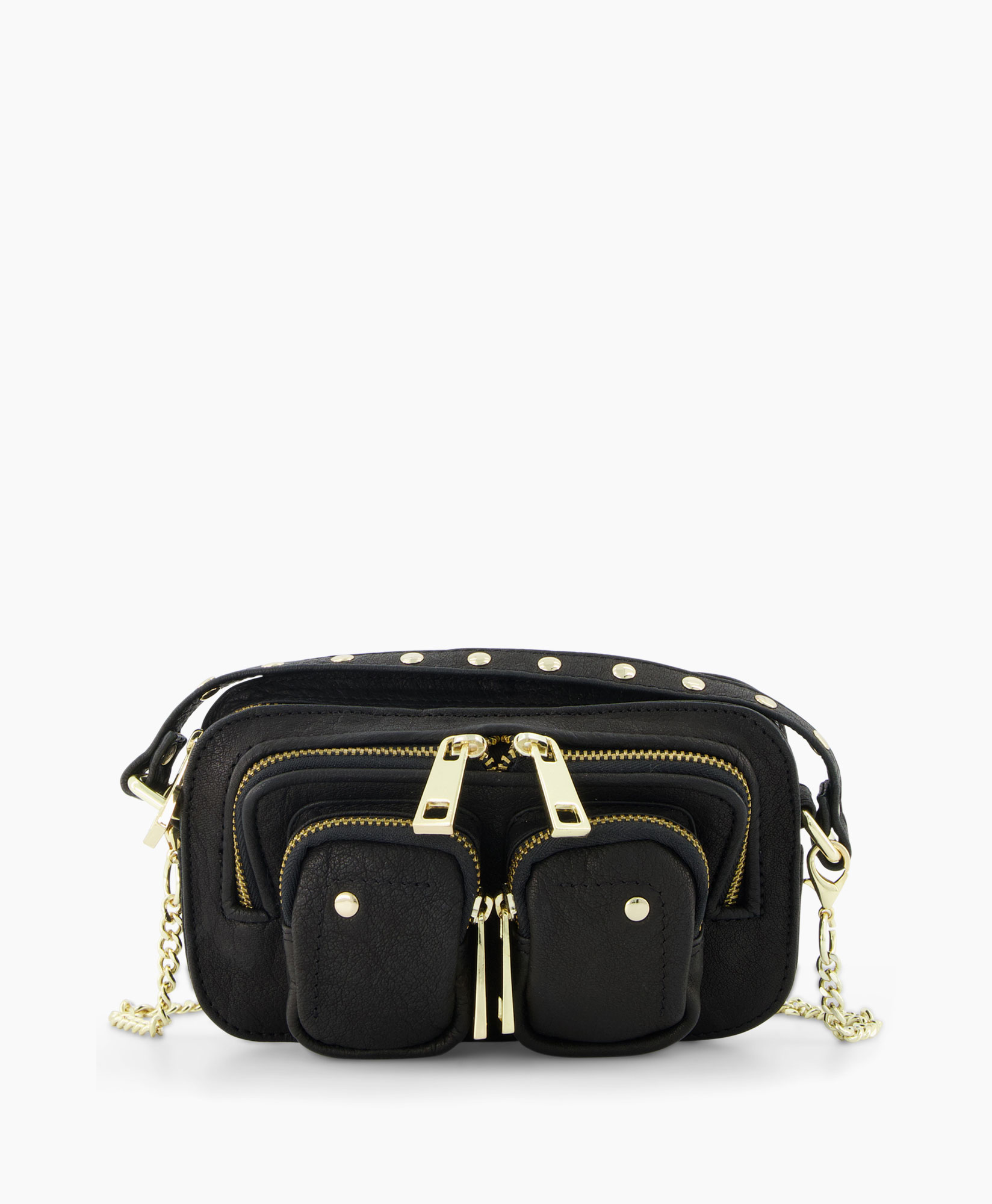 Nunoo Bags  Crossbody Tas Helena Urban Black W. Go Zwart
