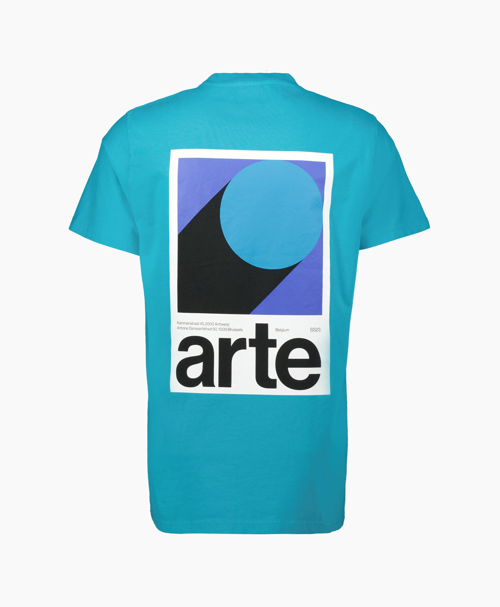 Arte Antwerp T-shirt Back Print T-shirt Aqua