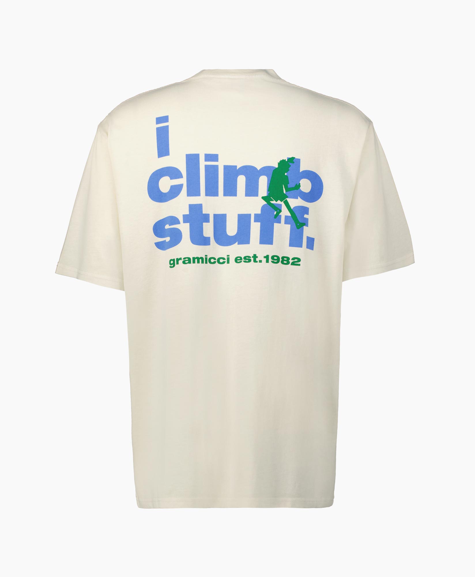 T-shirt Korte Mouw Climb Stuff Beige