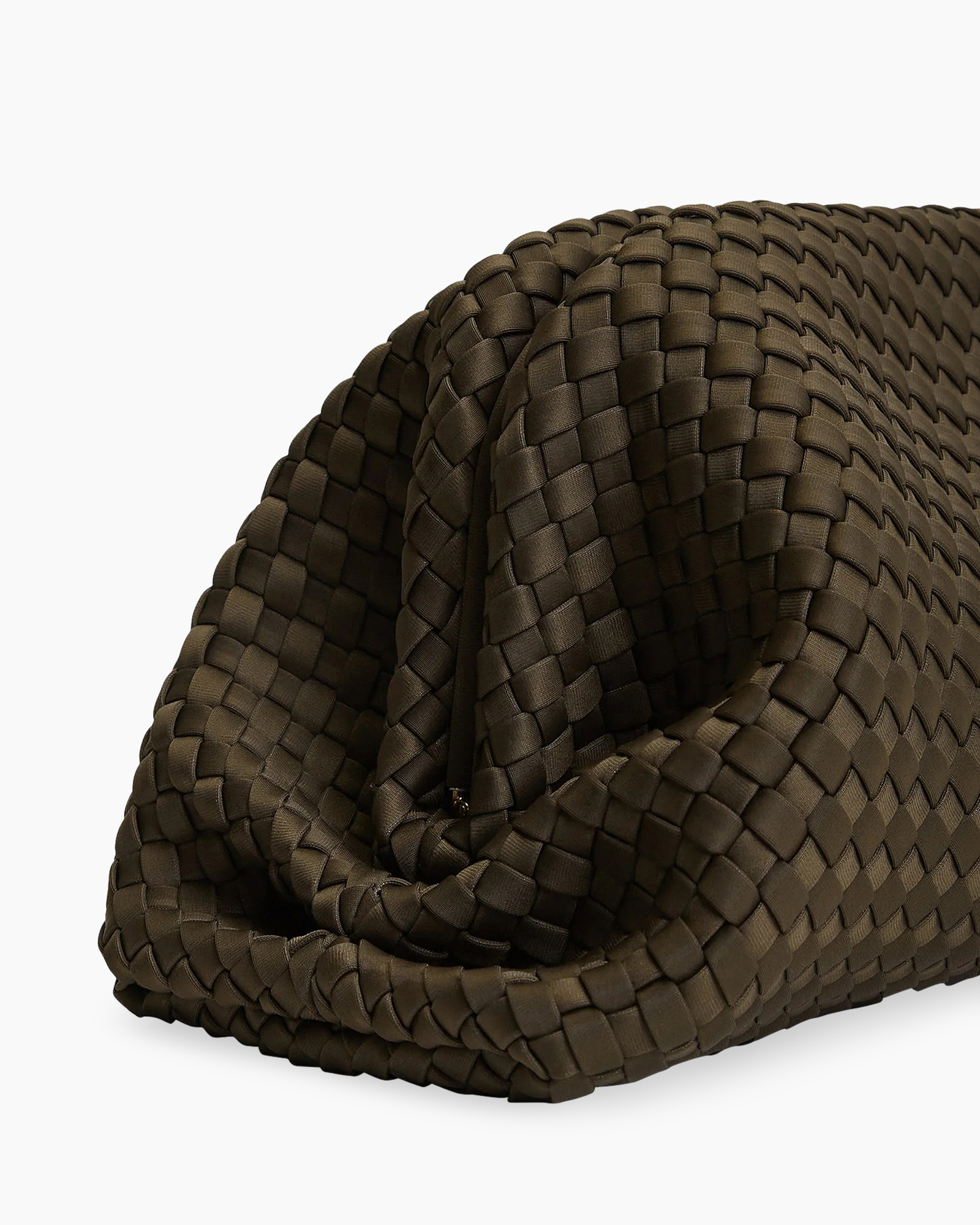 gewoven, tas, handtas, bruin, textuur