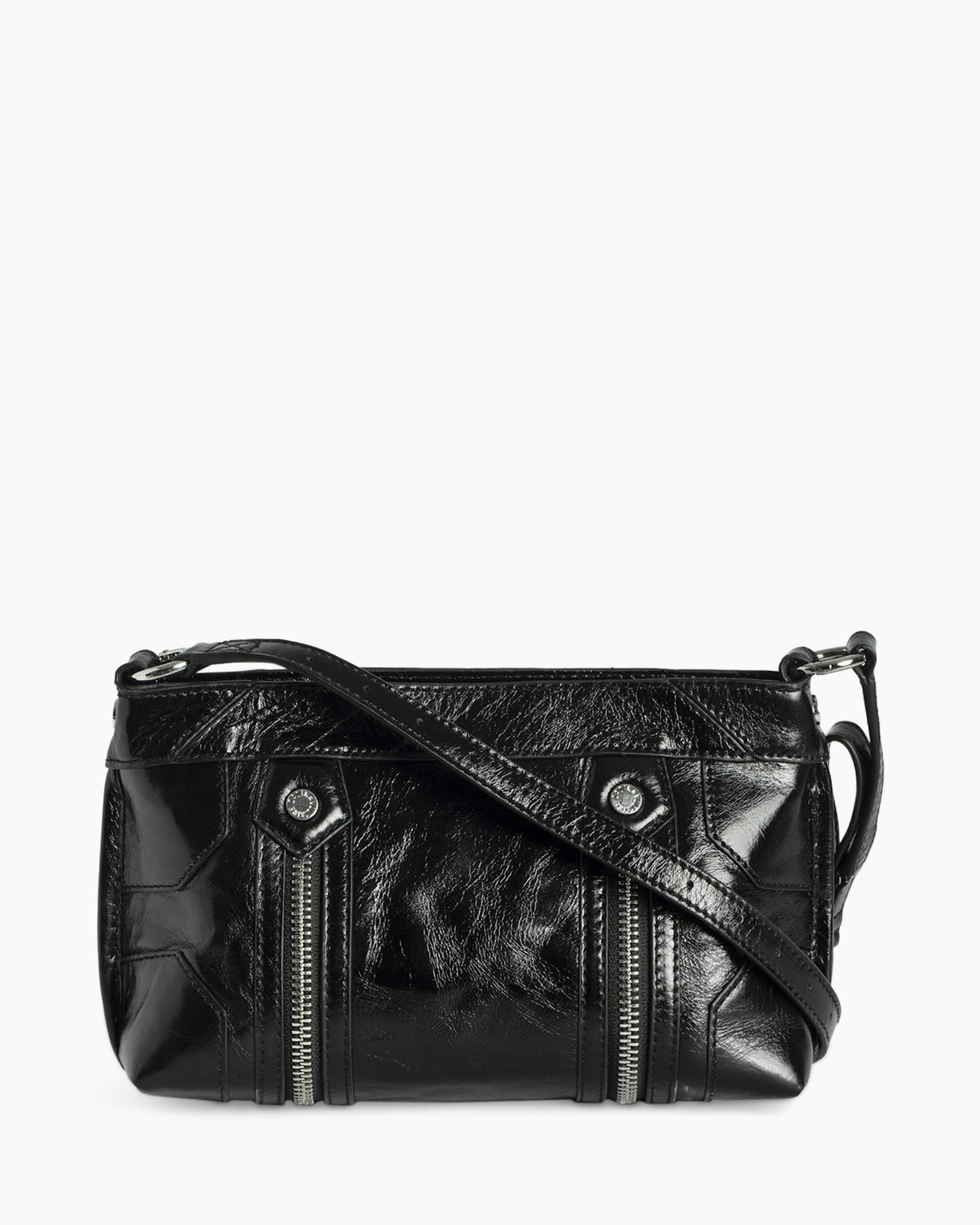 Crossbody Tas Sunny Mood Vintage Patent Zwart