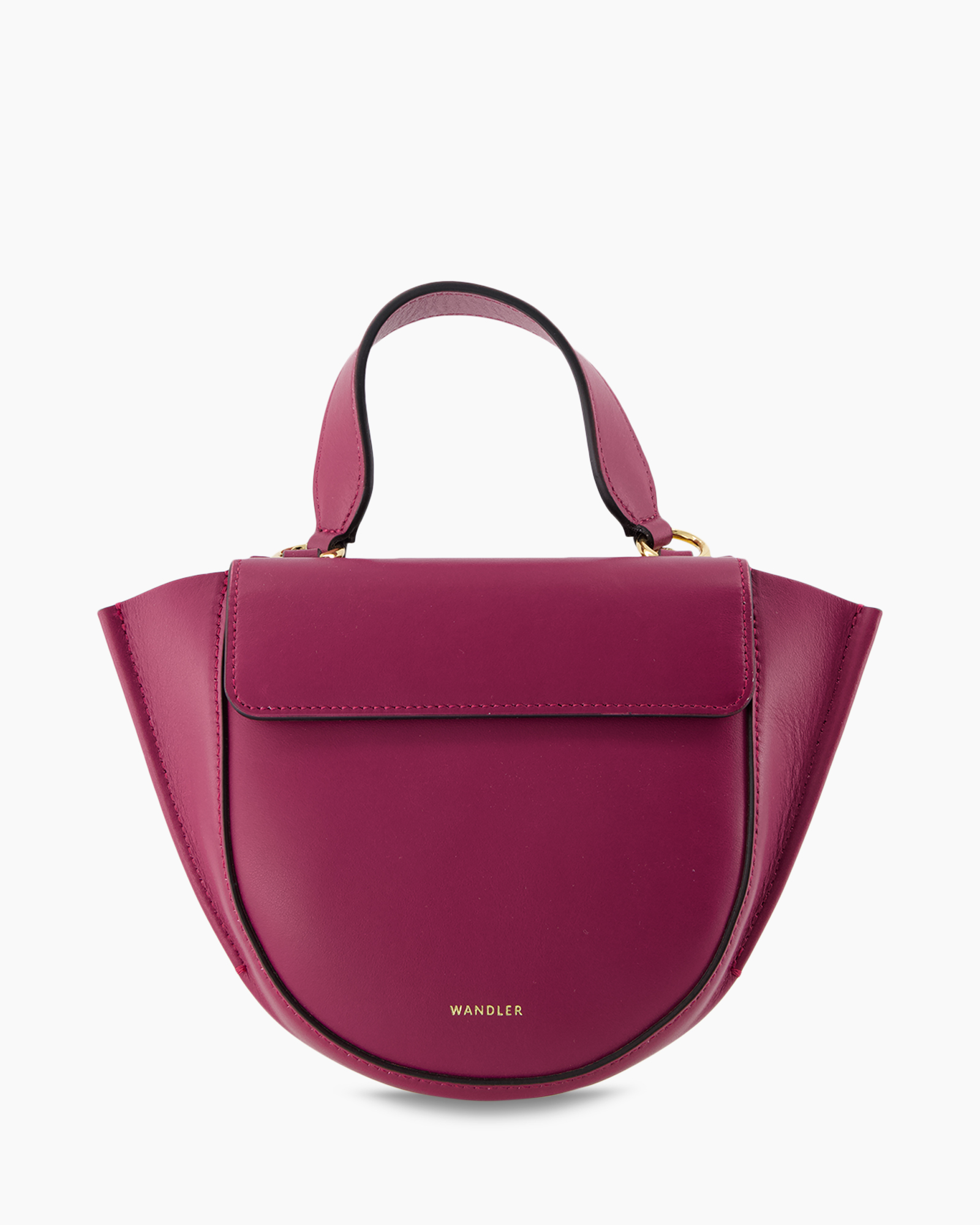 handtas, tassen, magenta, roze, leer