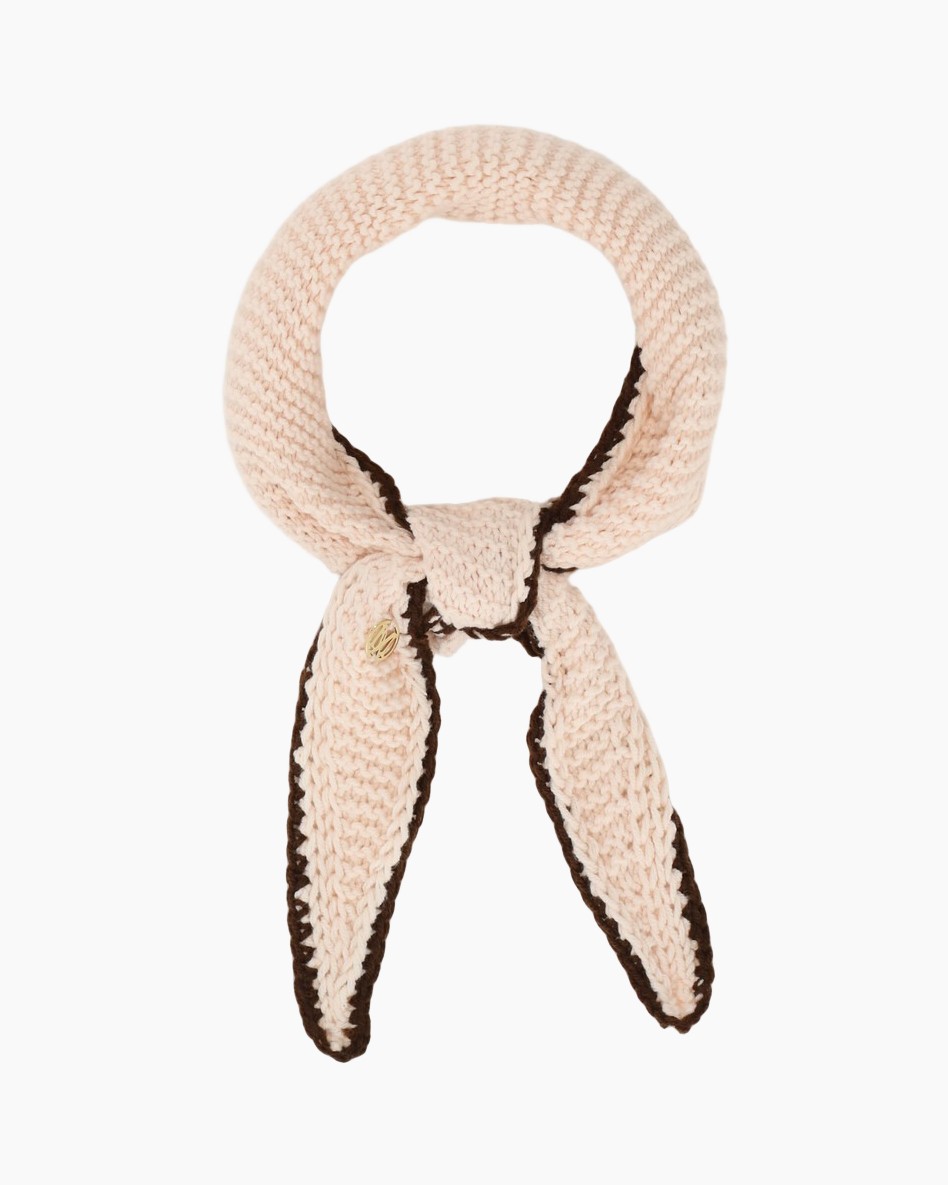 _sjaal, gebreide sjaal, beige, lussen sjaal, paisley