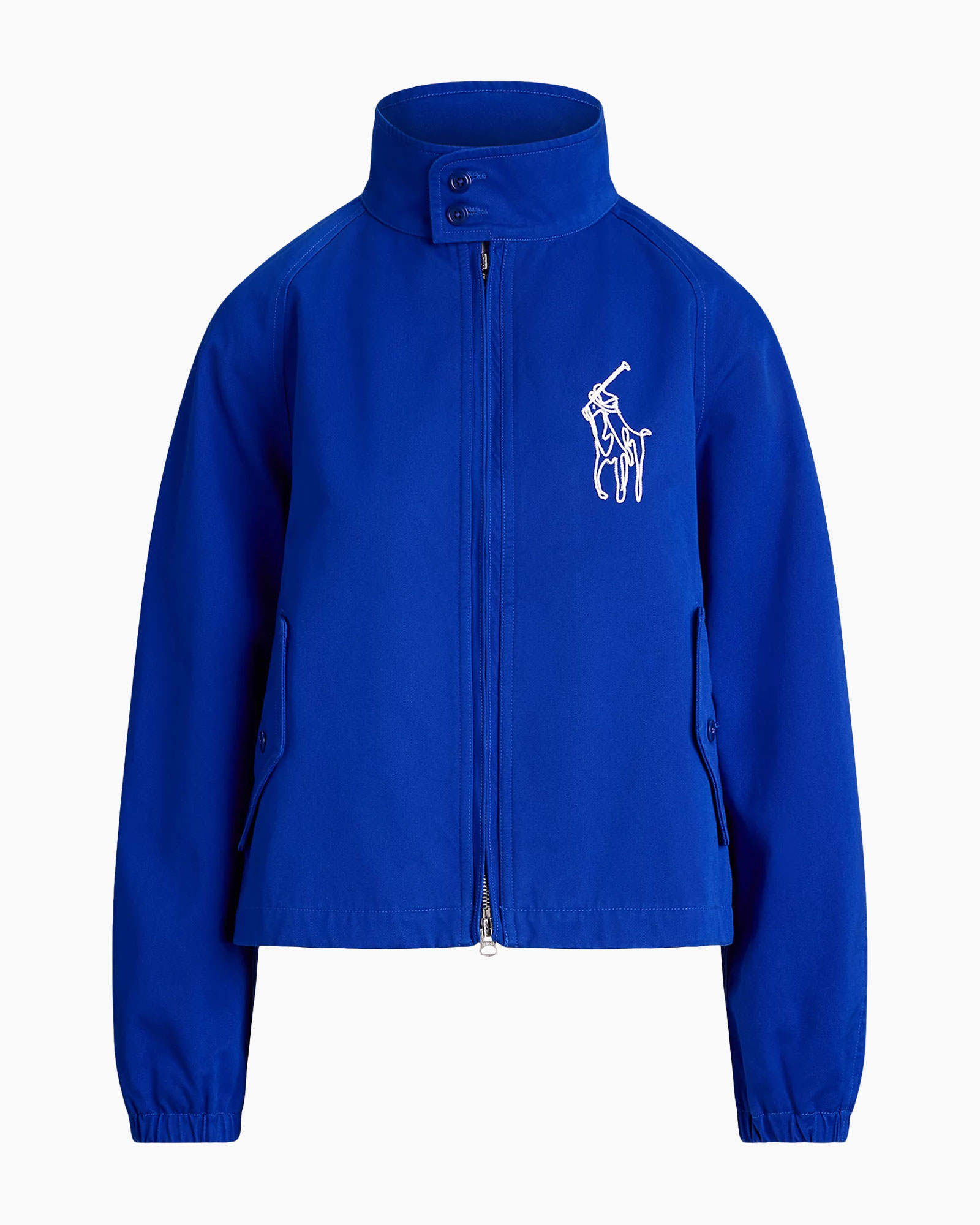 jas,  windbreaker, blauw, rits, logo