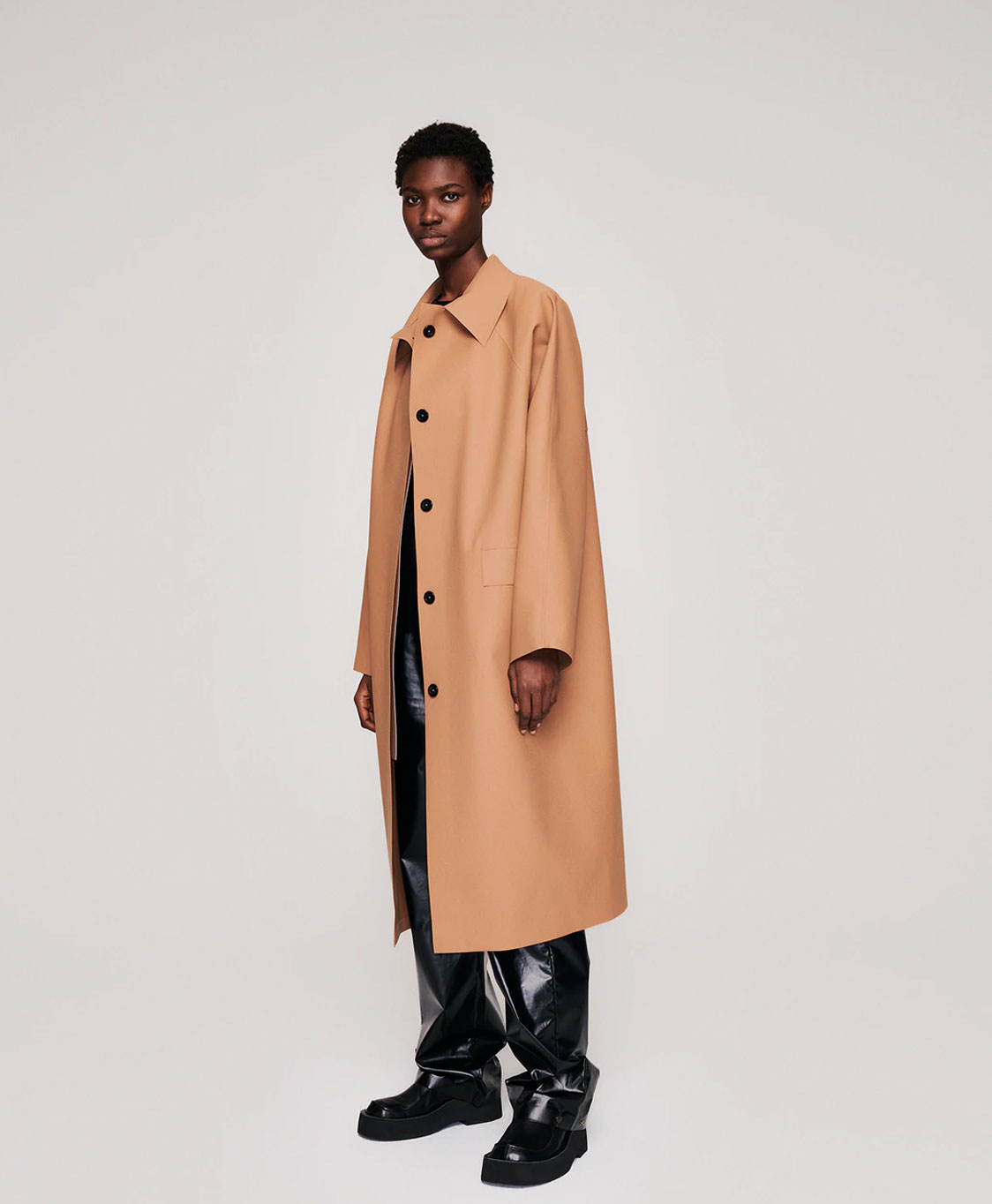 Kassl Coat Ss22c0501 Bruin