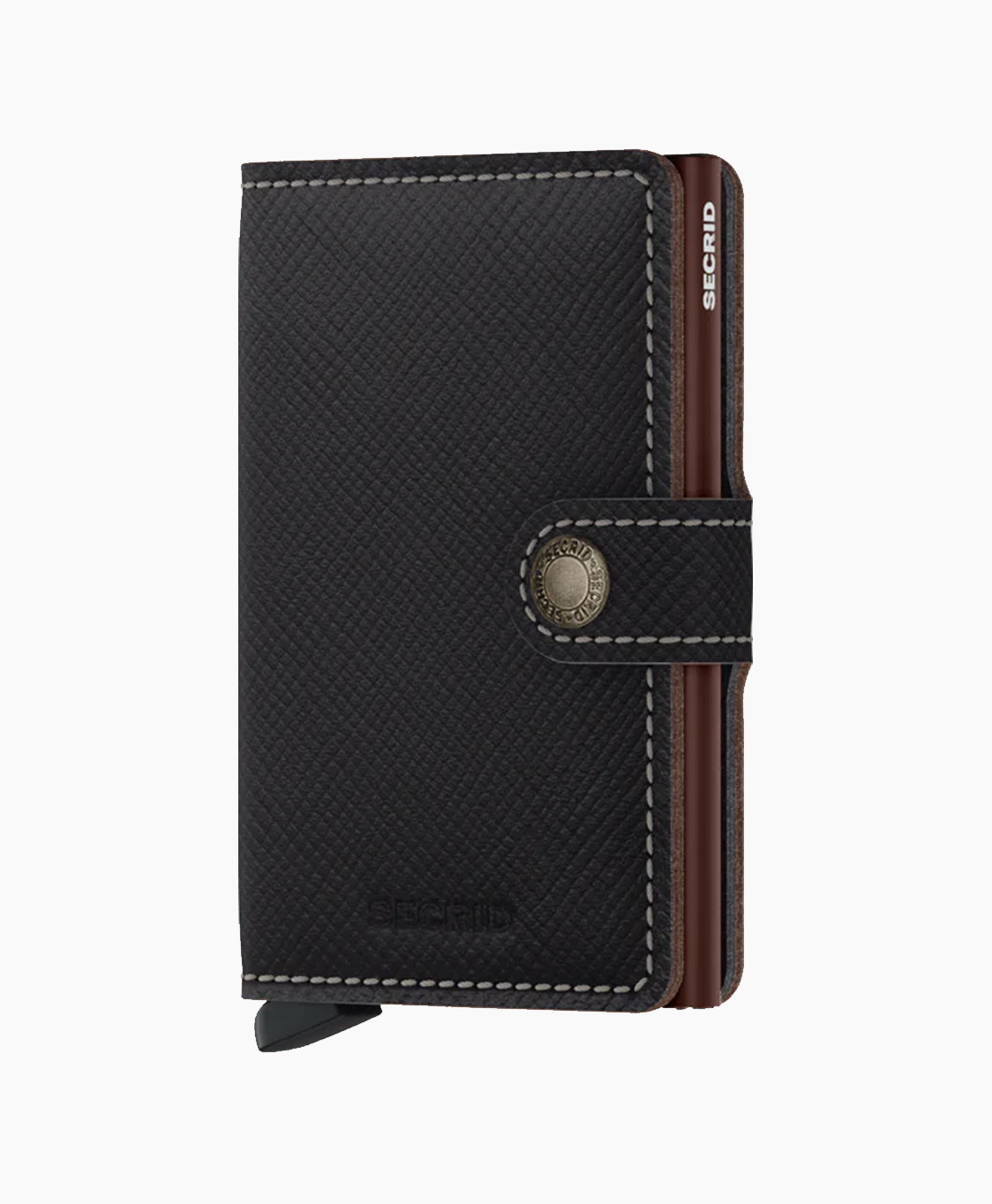 Secrid Diversen Miniwallet Saffiano Bruin