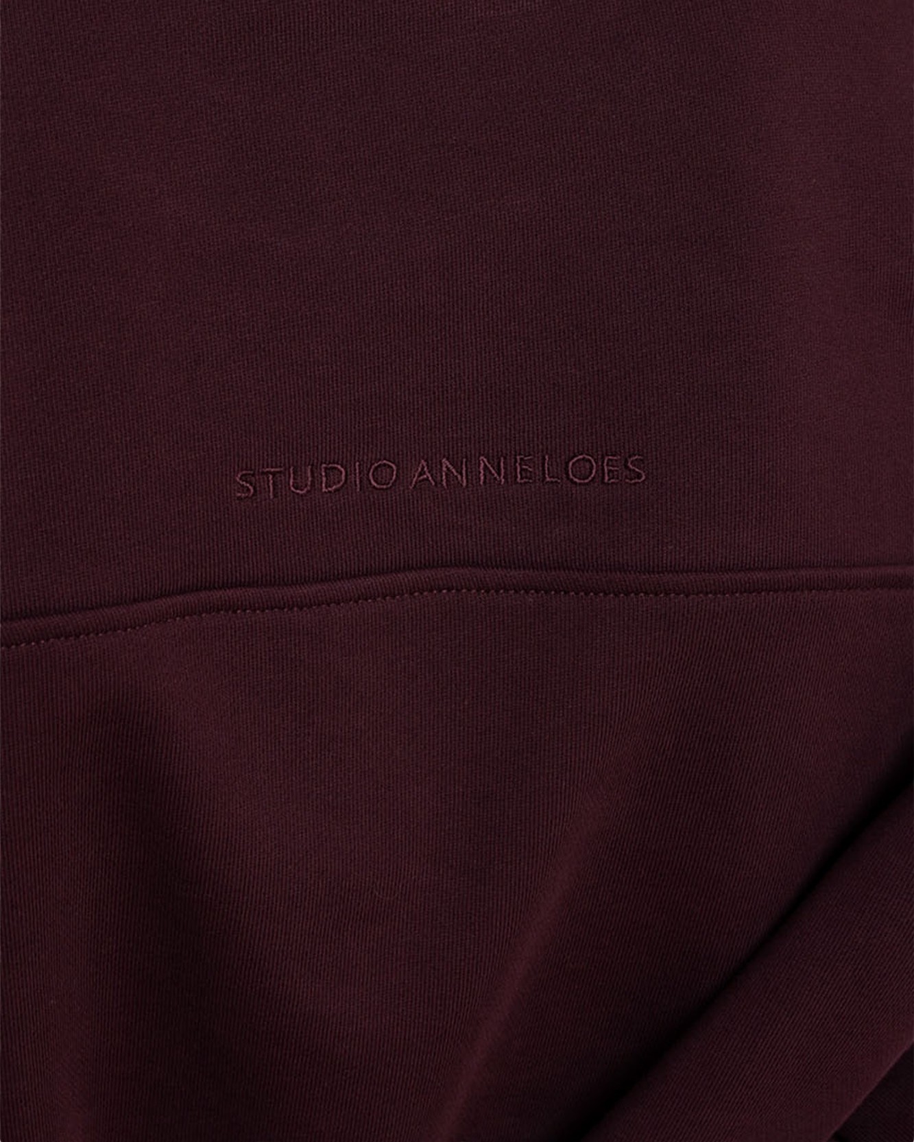 sweatshirt, burgundy, geömd, logo, stof