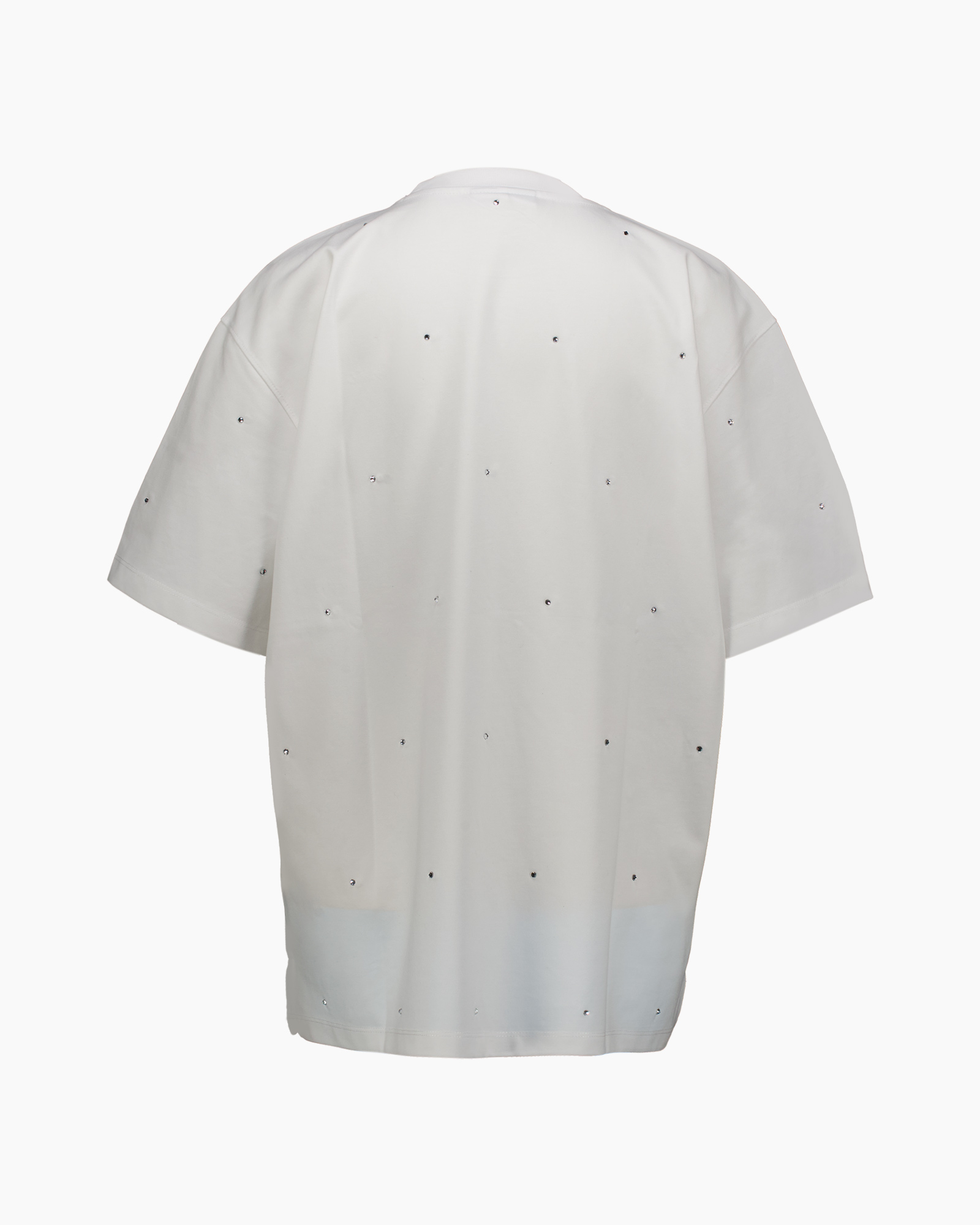 T-shirt Korte Mouw Heavy Cotton Drop Shoulder Rhin Wit