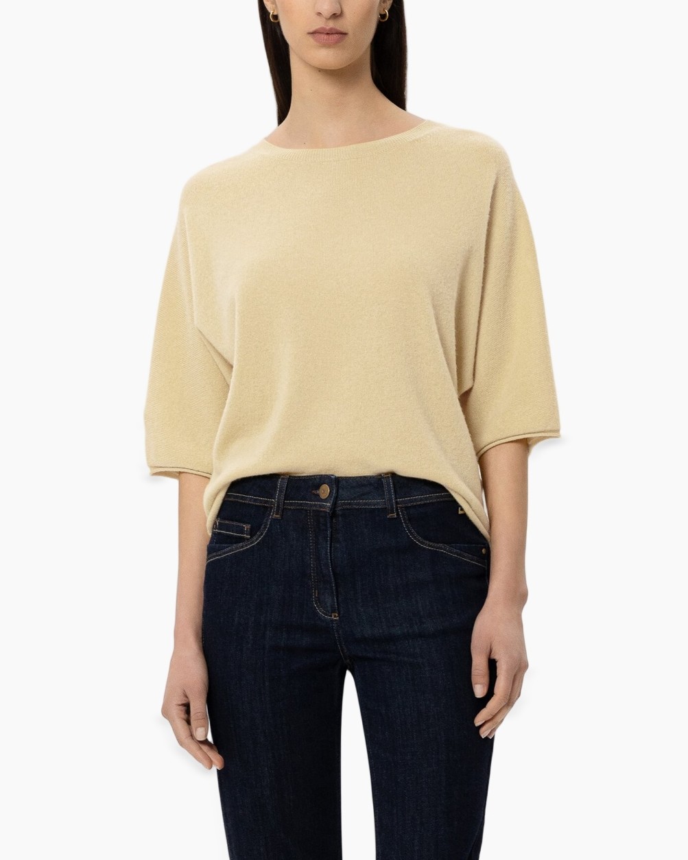 psal, pullover, gebreid, beige, lose pas