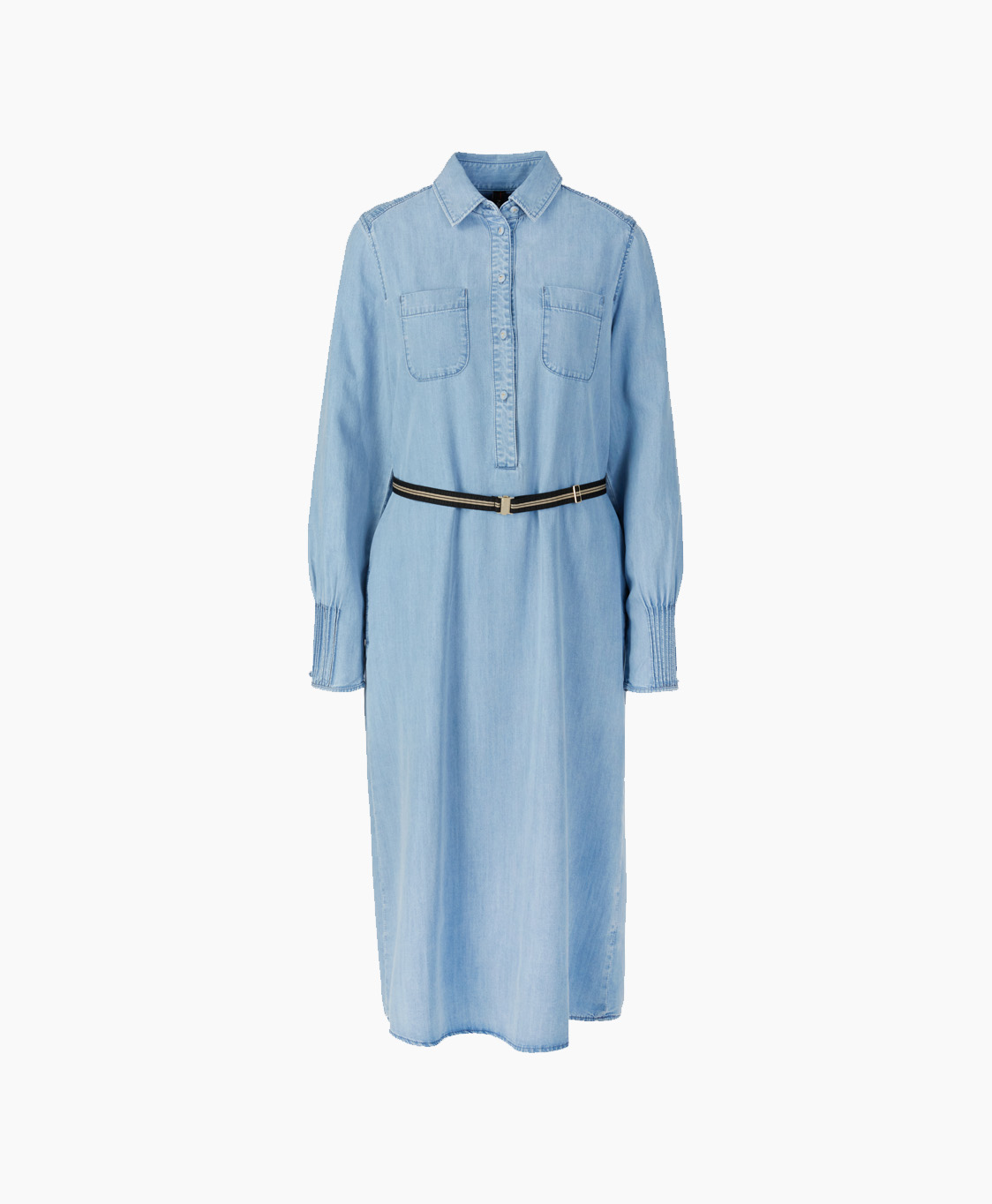 Marccain Collectie Jurk Uc 21.02 D63 Licht Blauw