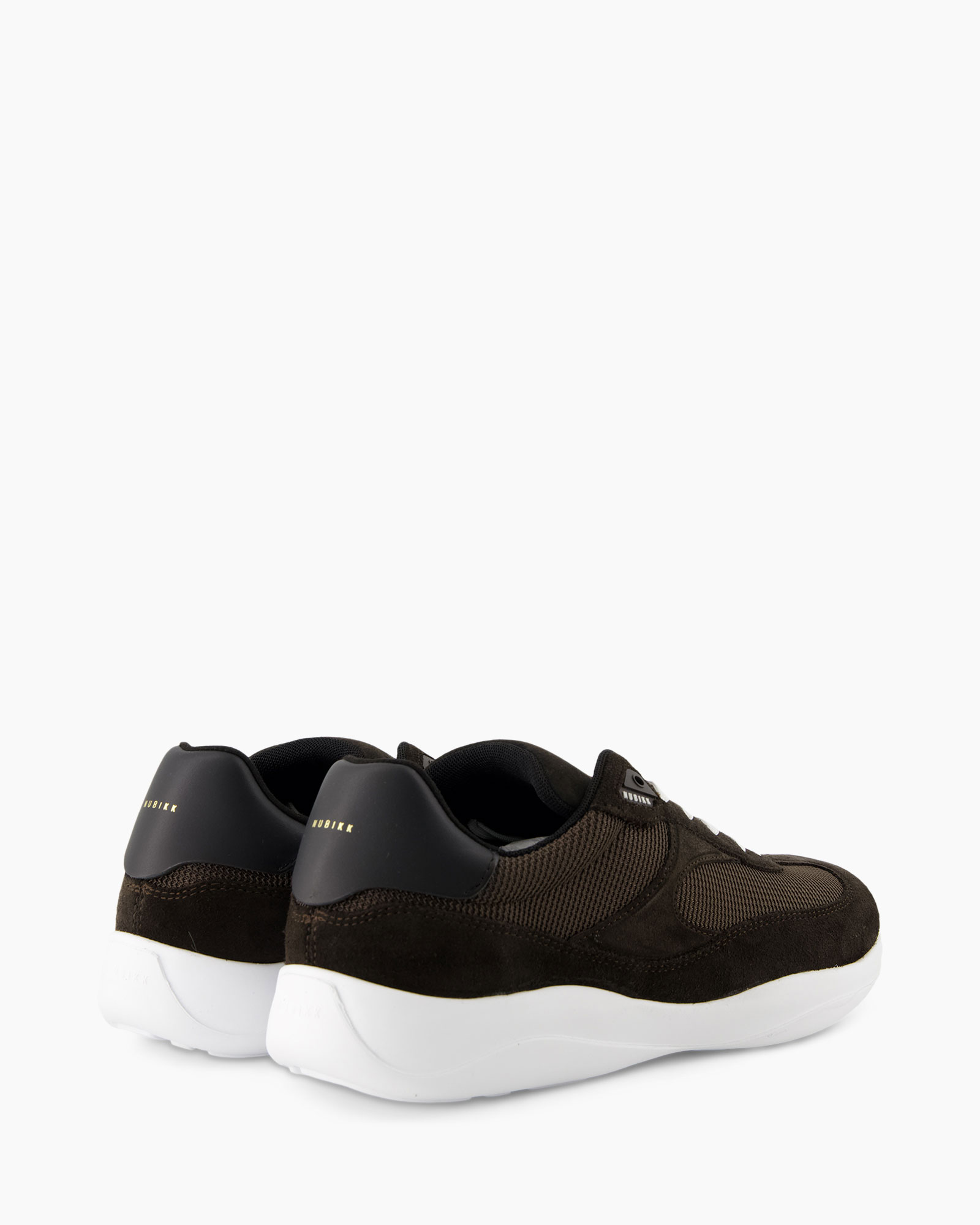 neakers, bruin, gaas, witte zool, casual schoenen